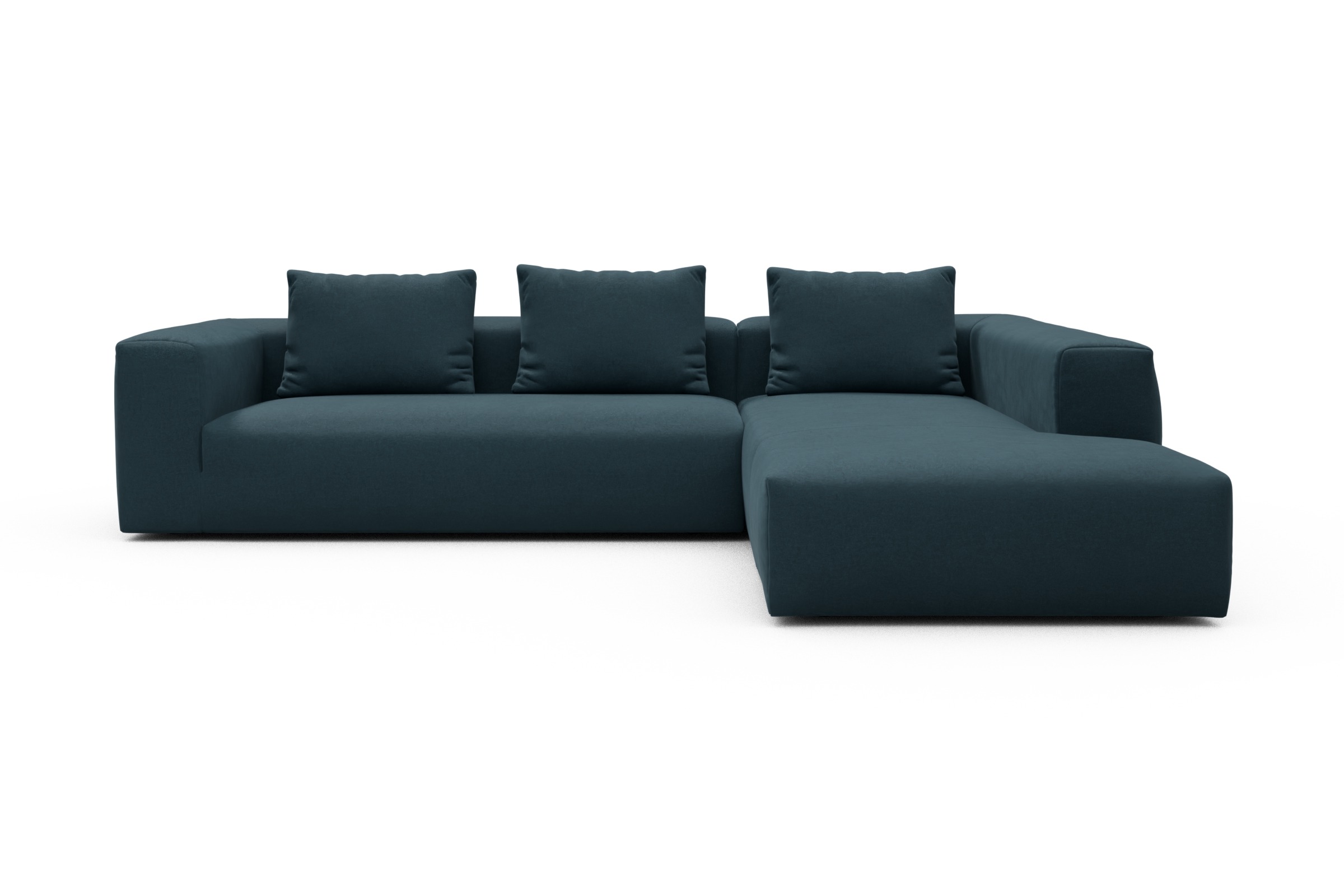 Skandi Home Ecksofa Fred Relax-Ecke rechts mit 2,5-Sitzer Satya-Indigo moebelfaktor