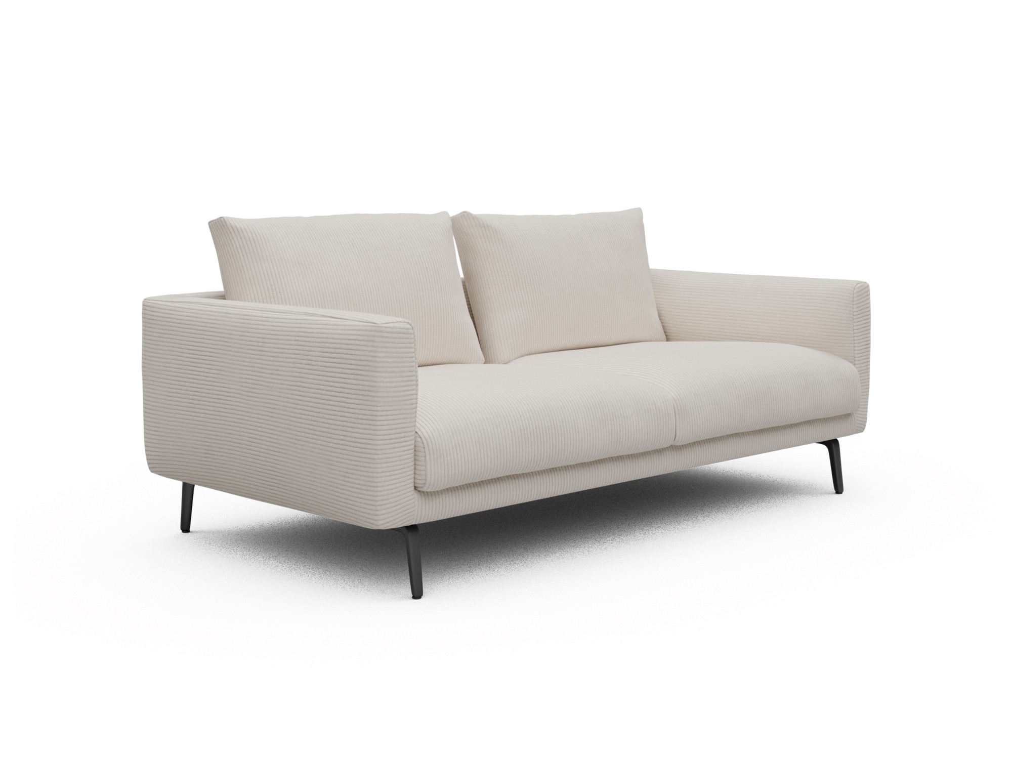 Skandi Home Sofa Karl 2-5-Sitzer Corduroy-Ivory moebelfaktor