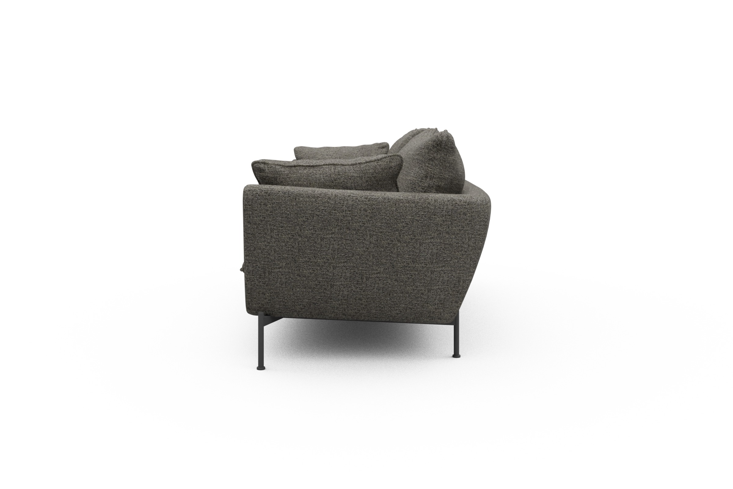 Sofa Anton PREMIUM 3-Sitzer Carreno-Sepie-Brown
