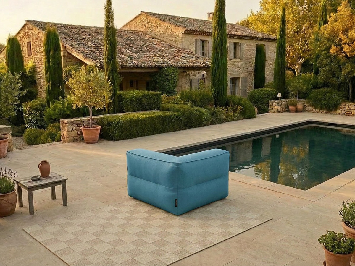 Bobochic Giulia Eckmodul Stoff Hellblau