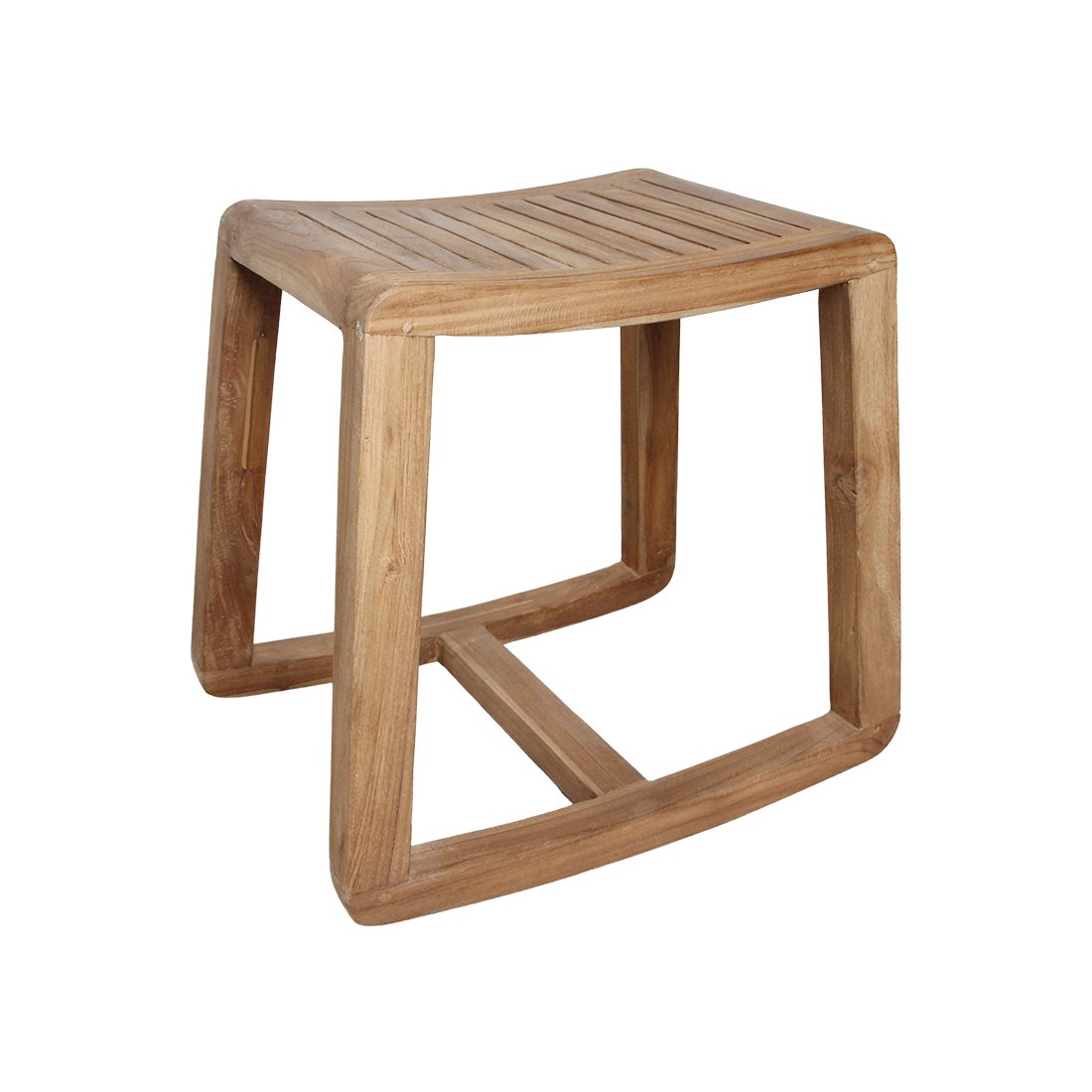 Raw Materials Schaukelhocker Teak 45cm