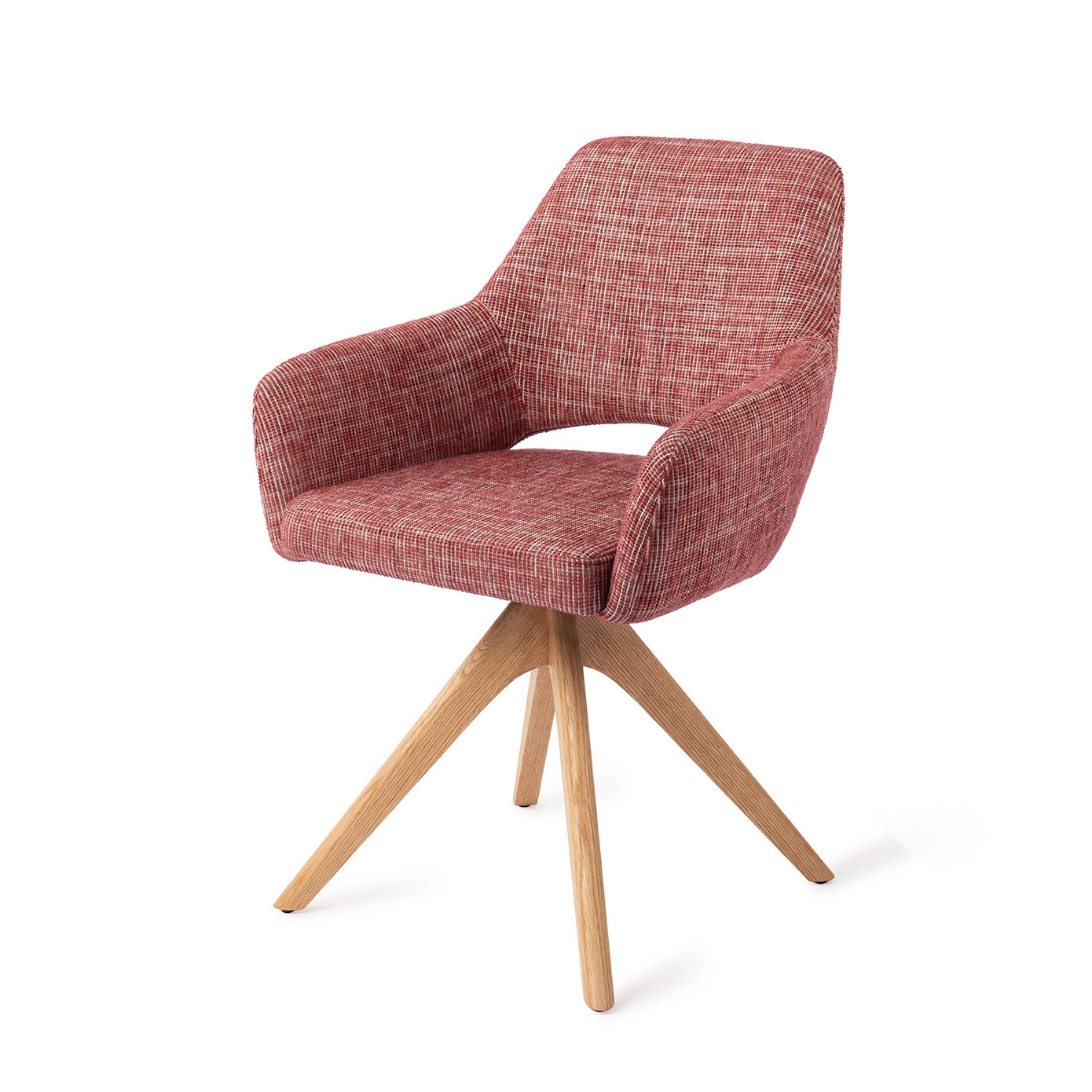 Jesper Home Esszimmerstuhl Yanai Berry Bars Revolve Eiche Natur