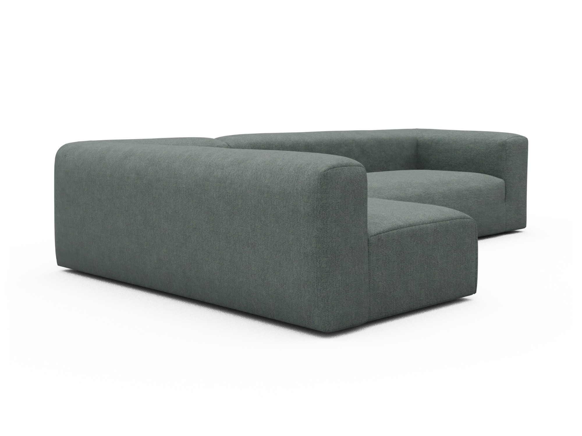 Skandi Home Ecksofa Fred 2x 2,5-Sitzer links offen Carreno-Ice-Blue moebelfaktor