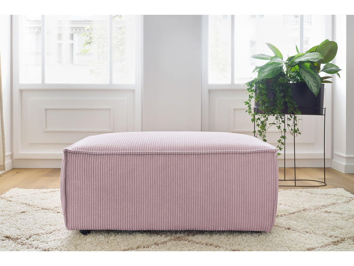 Bobochic Nihad Pouf Cordsamt Violett