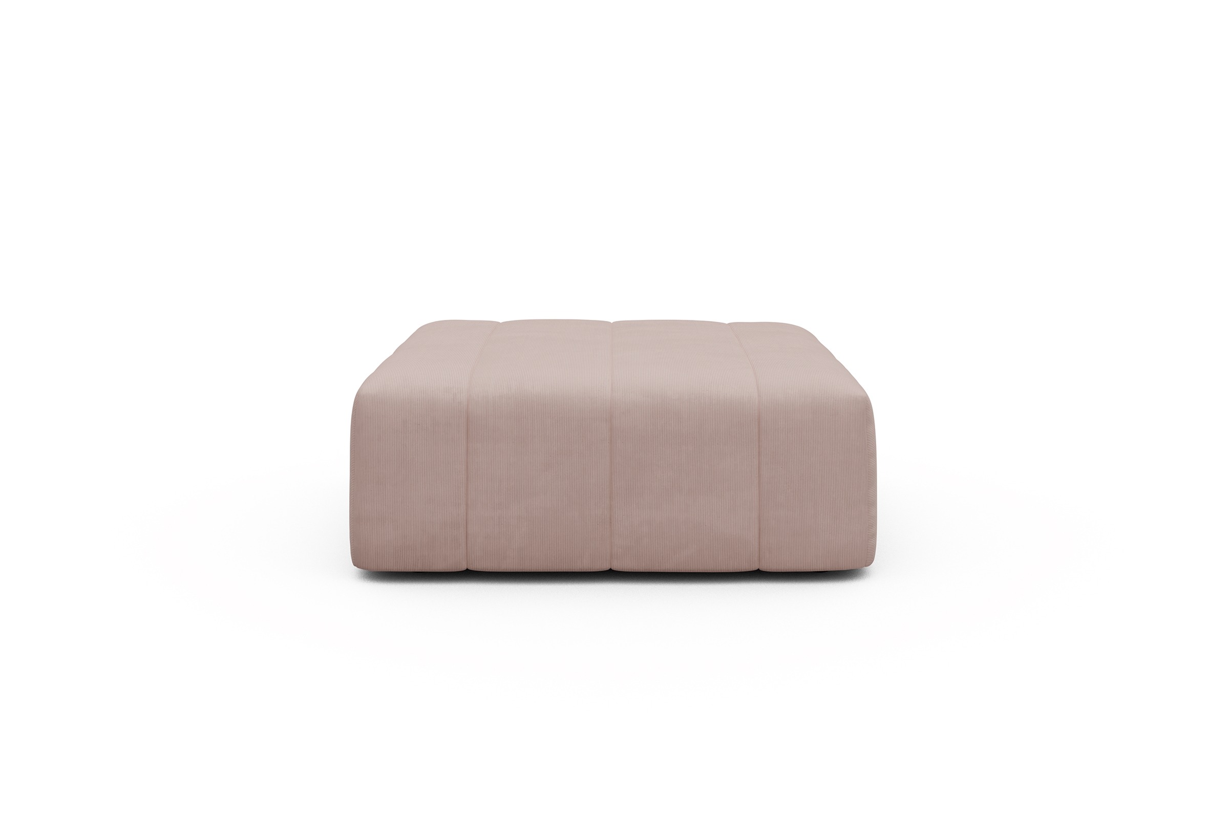 Sitzhocker Hugo Ottomane Cordufine-Blush