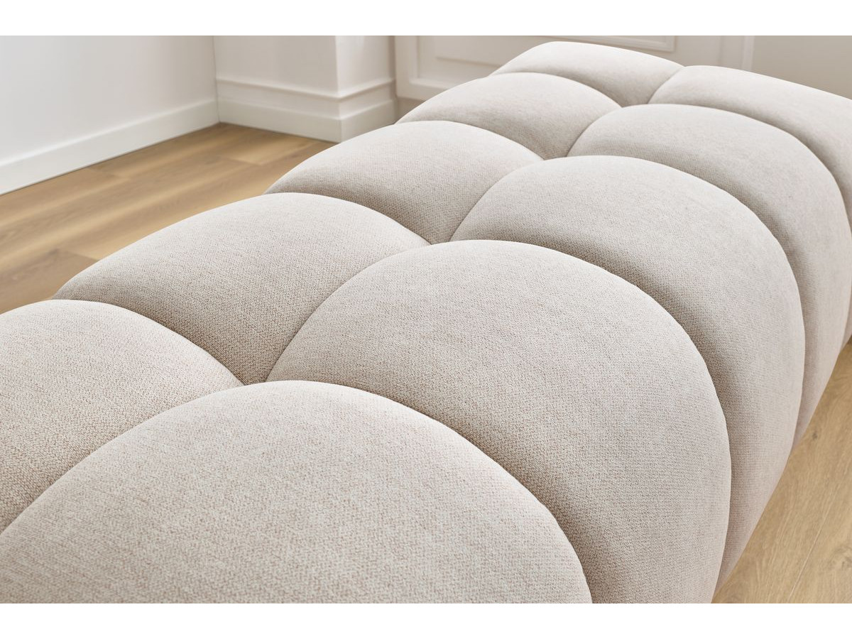Bobochic Mont-blanc Pouf Melange-Stoff Beige