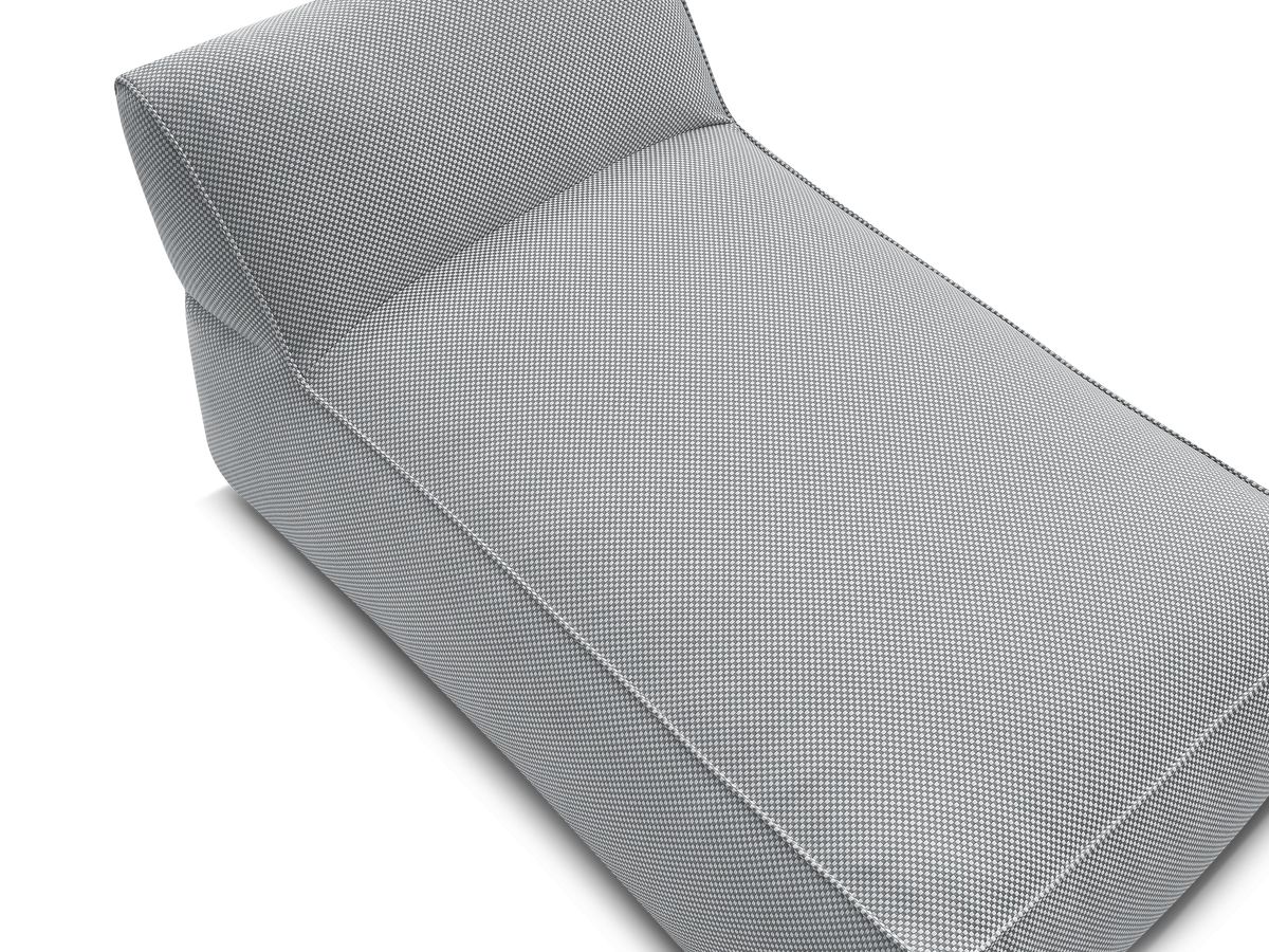 Bobochic Riviera Méridienne-Modul Melange-Stoff Hellgrau