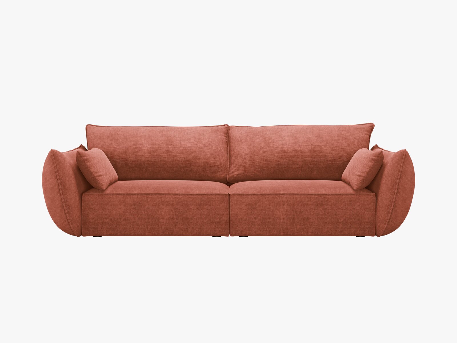 Micadoni Sofa Kaelle 3-Sitzer Chenille Over The Horizon Terrakotta