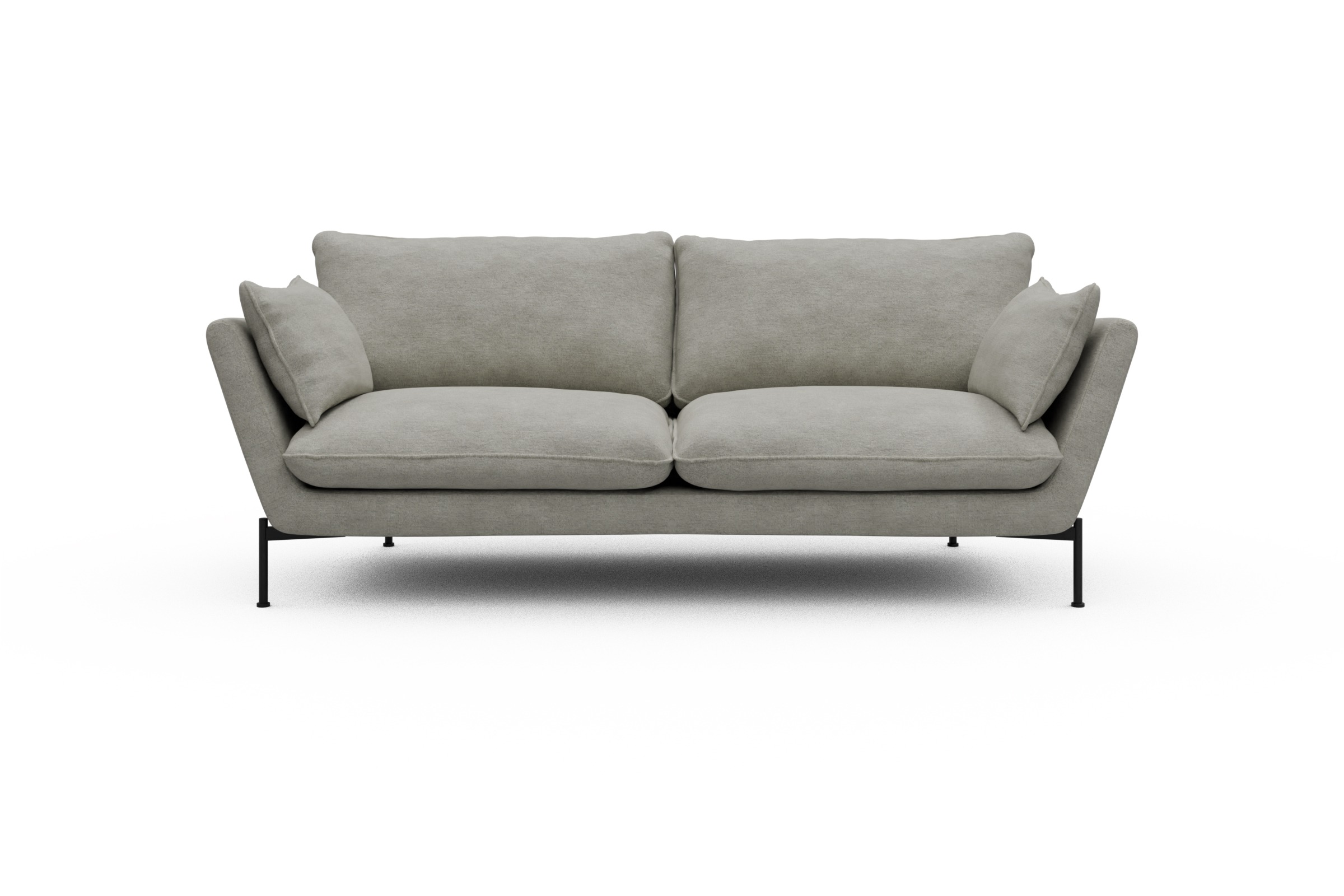 Skandi Home Sofa Anton 3-Sitzer Carreno-Moon-Stone-White moebelfaktor