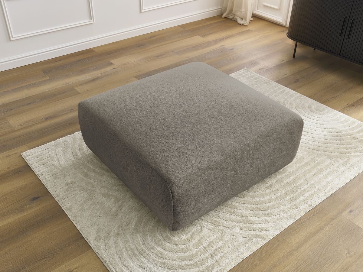 Bobochic Lucien Pouf Stoff Taupe