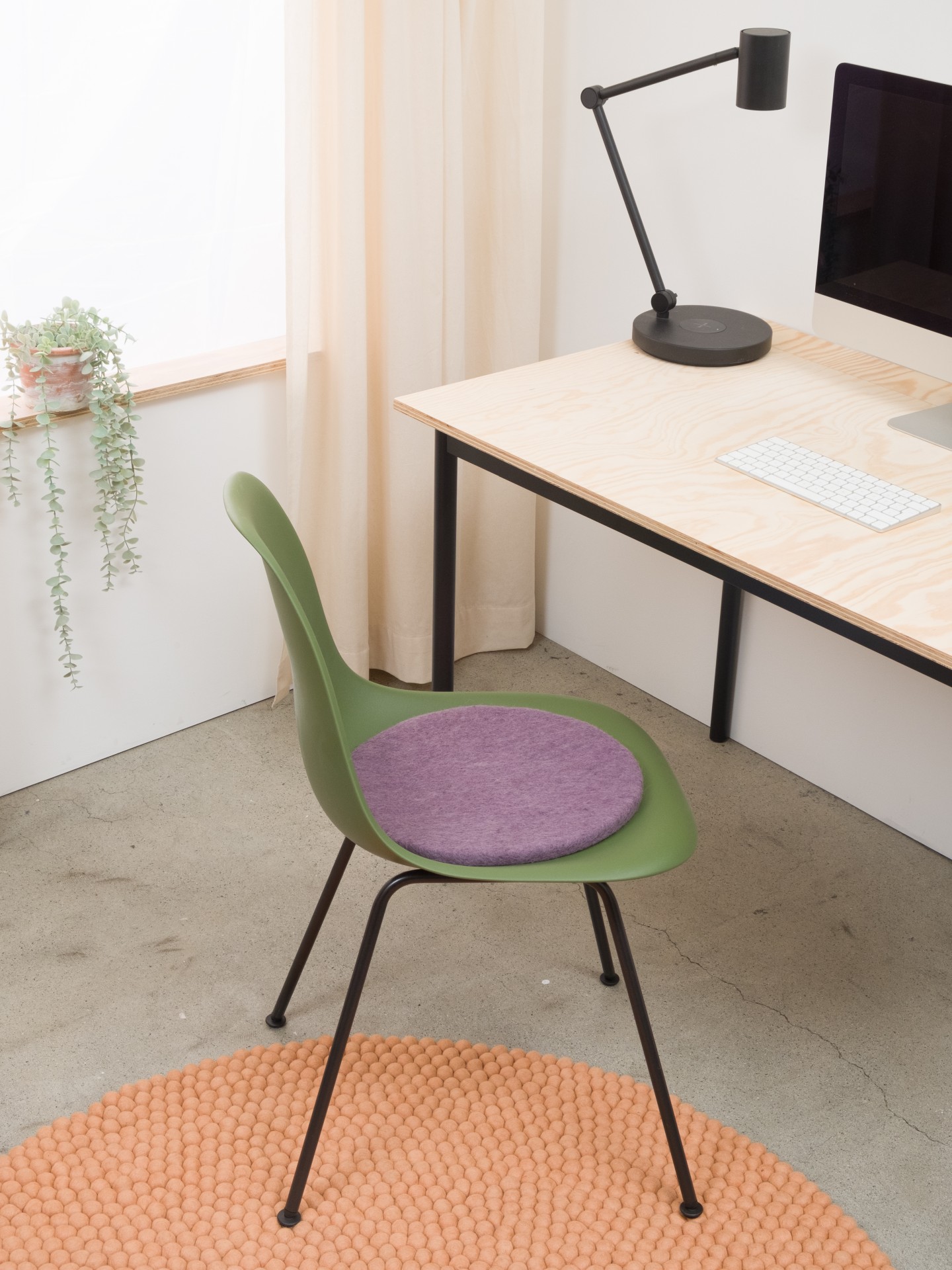 myfelt Frida - Flache Sitzauflage rund