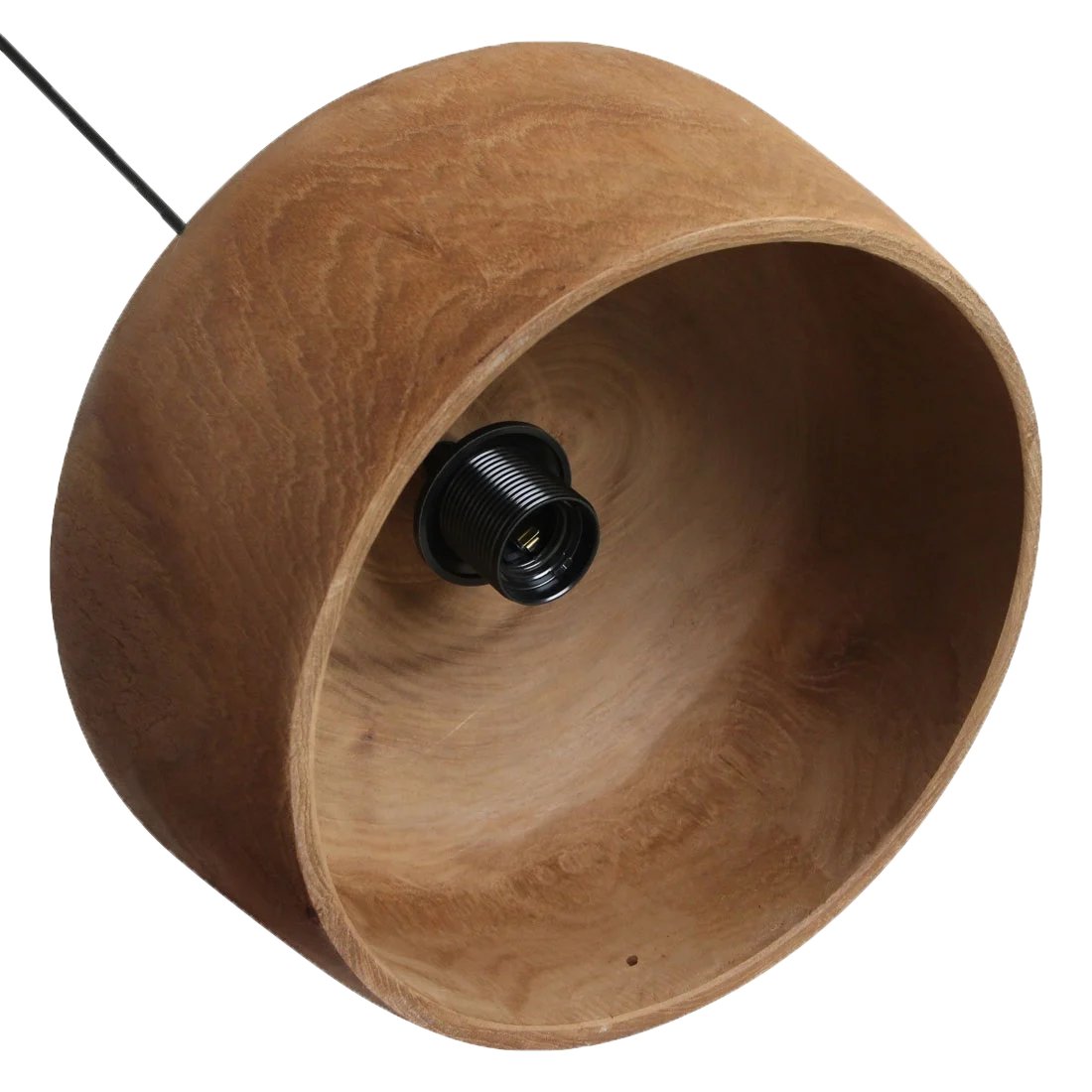 Raw Materials Pendelleuchte Sirocco Dome Teak