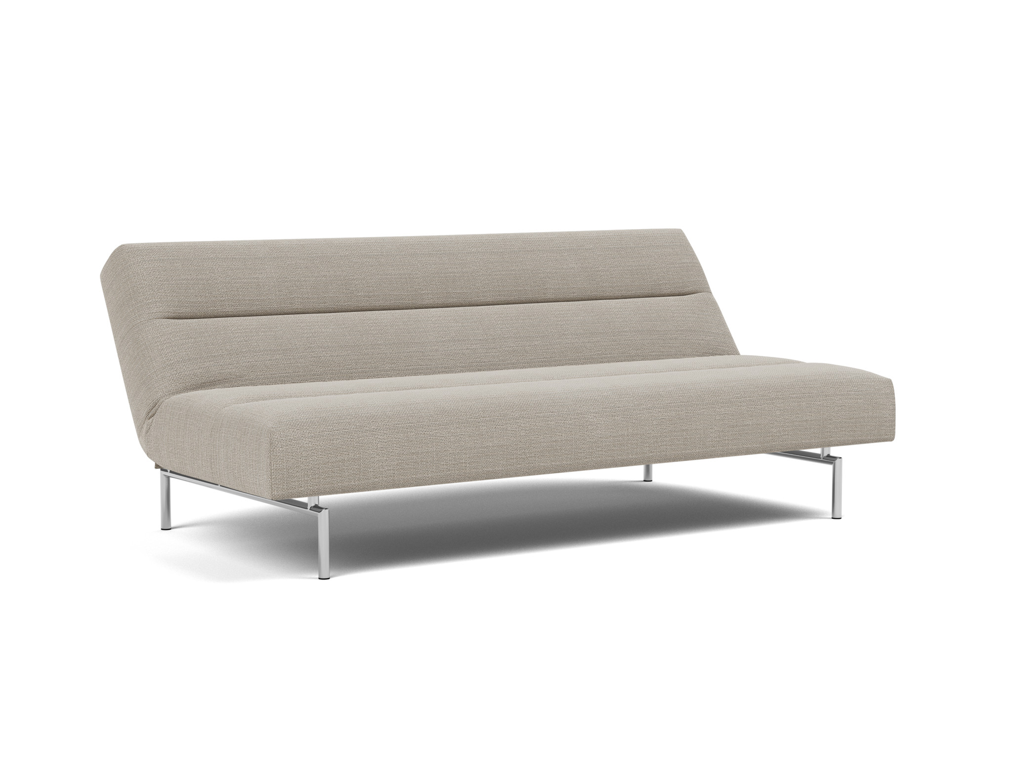 Schlafsofa Jillis Strukturierter Stoff Kenya 579-Gravel