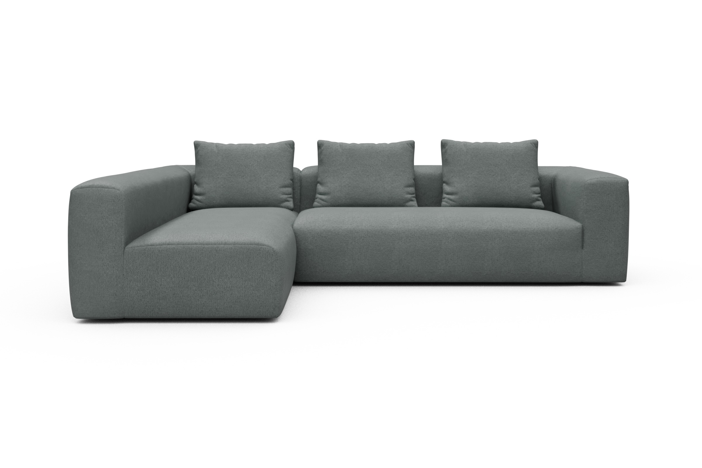 Skandi Home Ecksofa Fred 2x 2,5-Sitzer links offen Denari-Soft-Grey moebelfaktor
