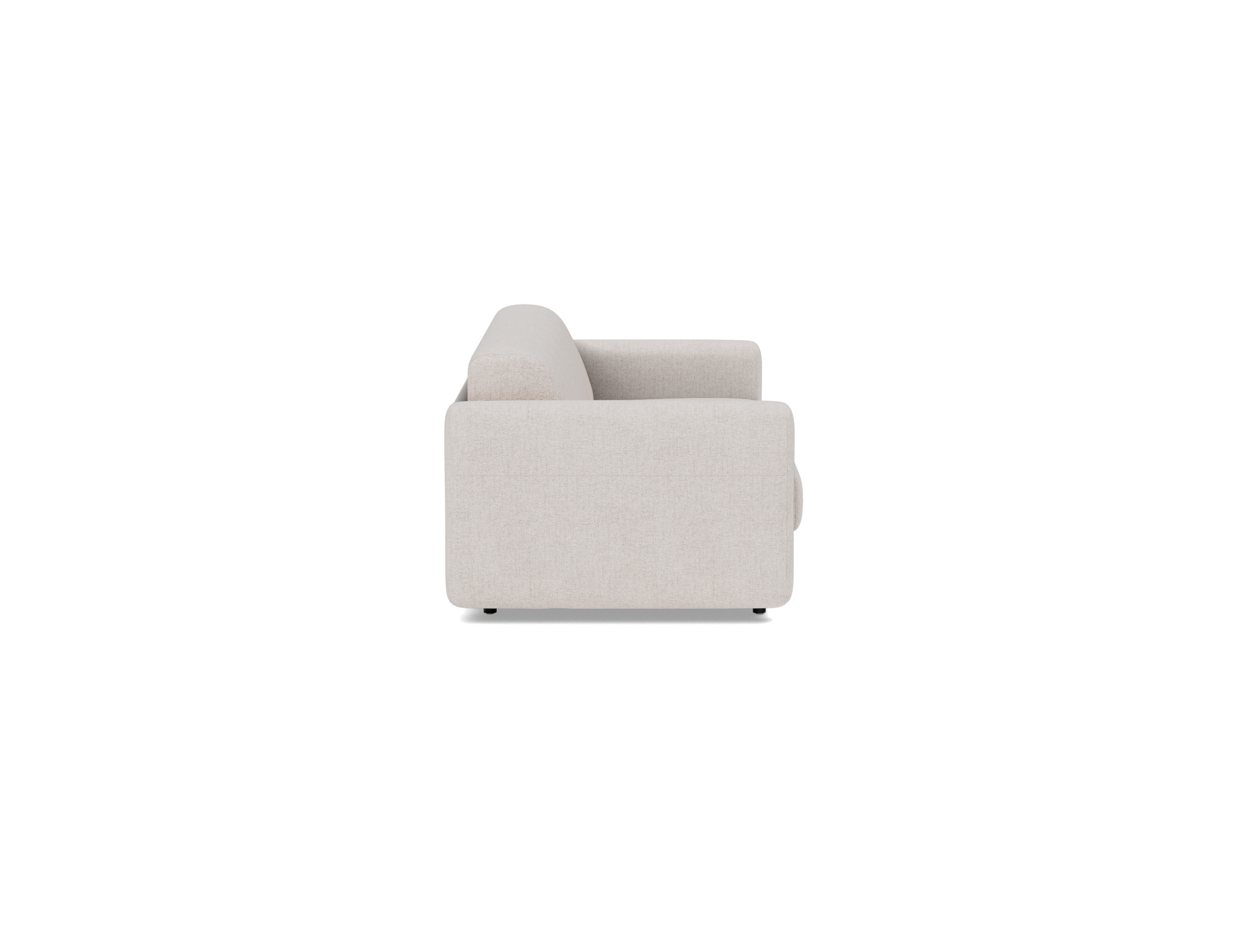 Schlafsofa Killian mit Memory-Matratze 160 Strukturierter Stoff Weda 300-Weda-Sand