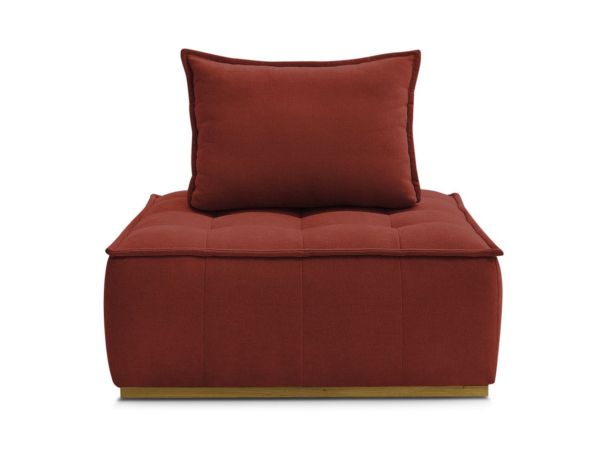 Bobochic Elisa Sofamodul 1-Sitzer Strukturstoff Orange