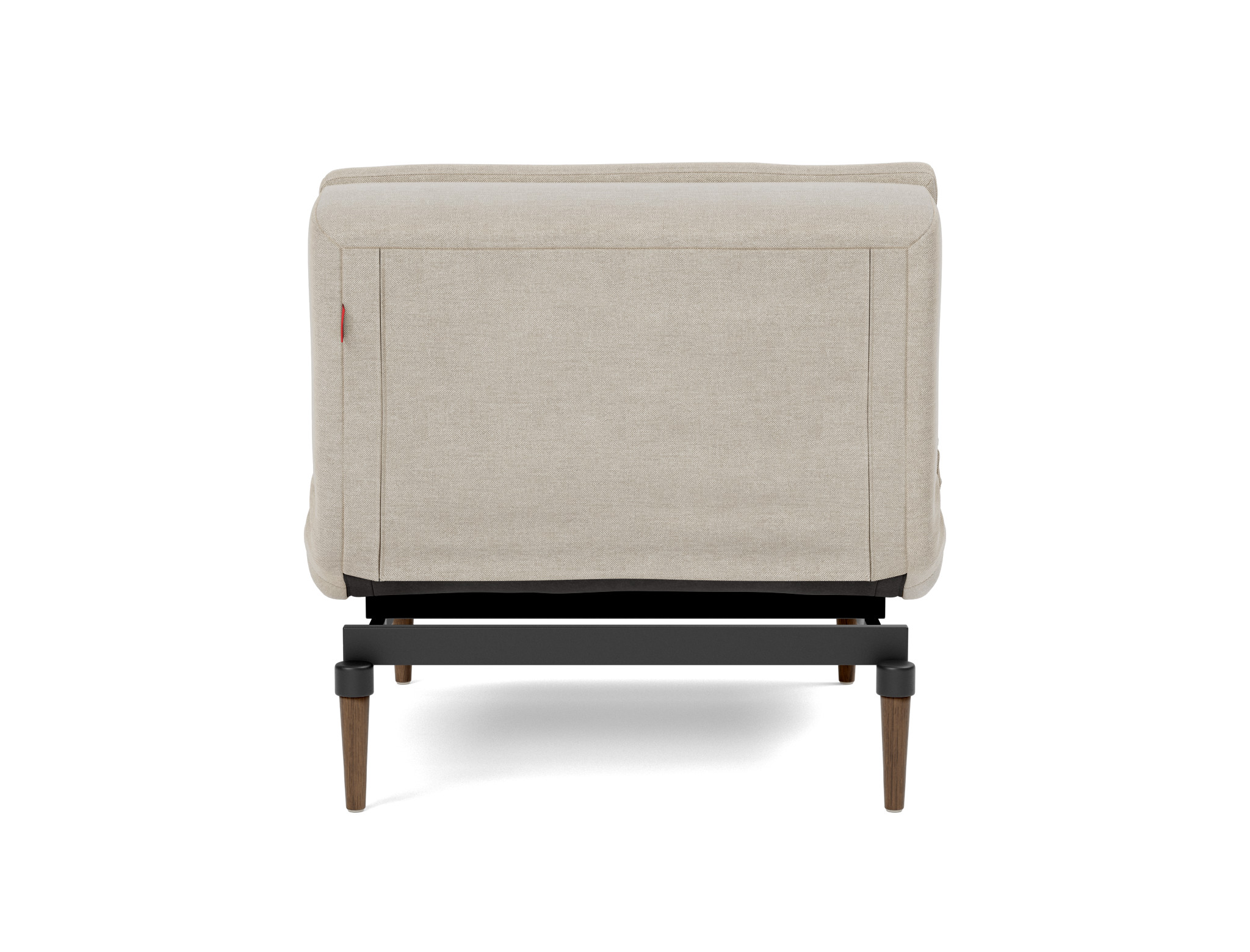 Sessel Dublexo Flachgewebe Phobos 586-Latte Beine Styletto Eiche dunkel