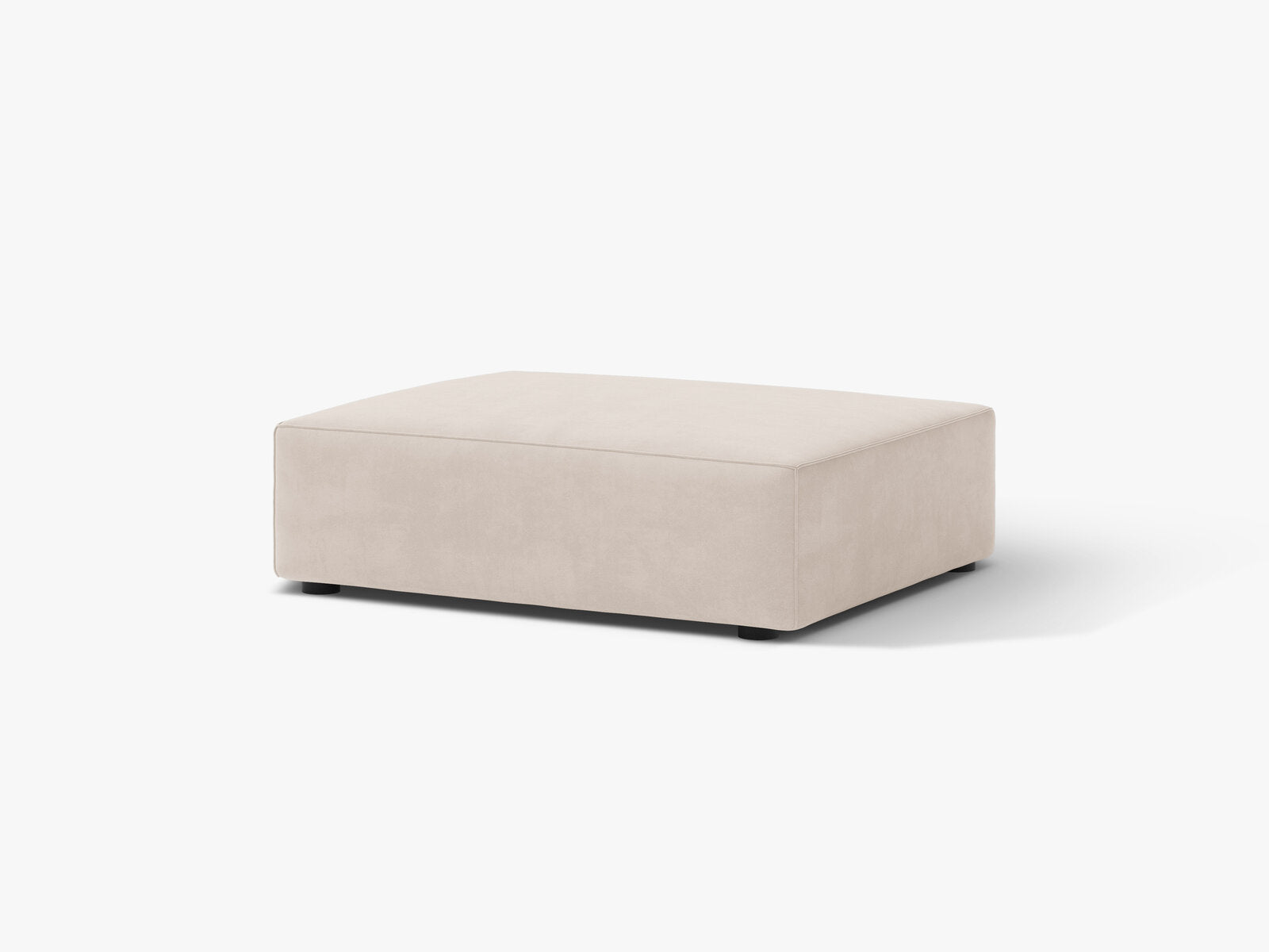 Micadoni Hocker Jodie 1-Sitzer Samt Venus Helles Beige