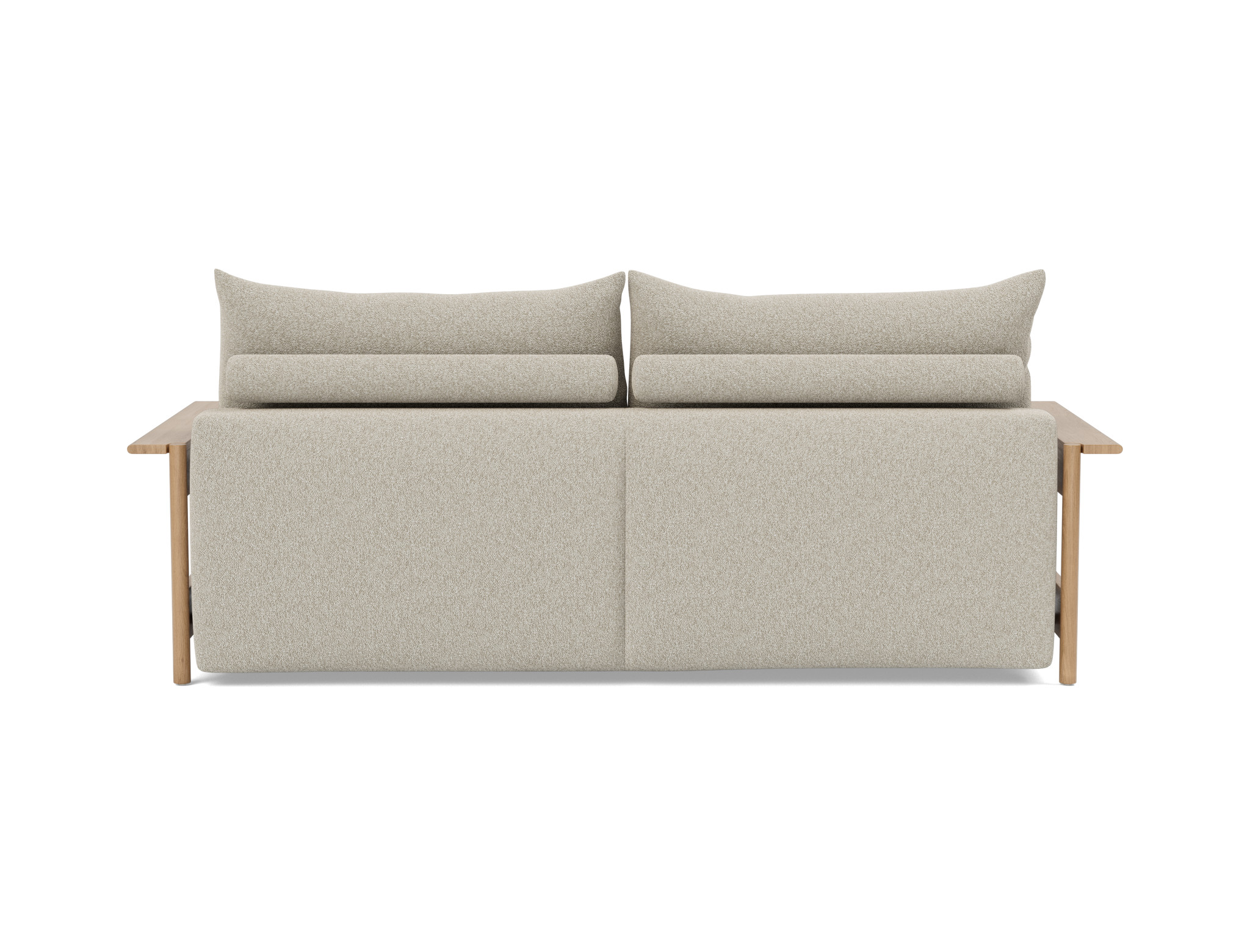 Schlafsofa Malloy Wood Boucle Skandi 539-Beige