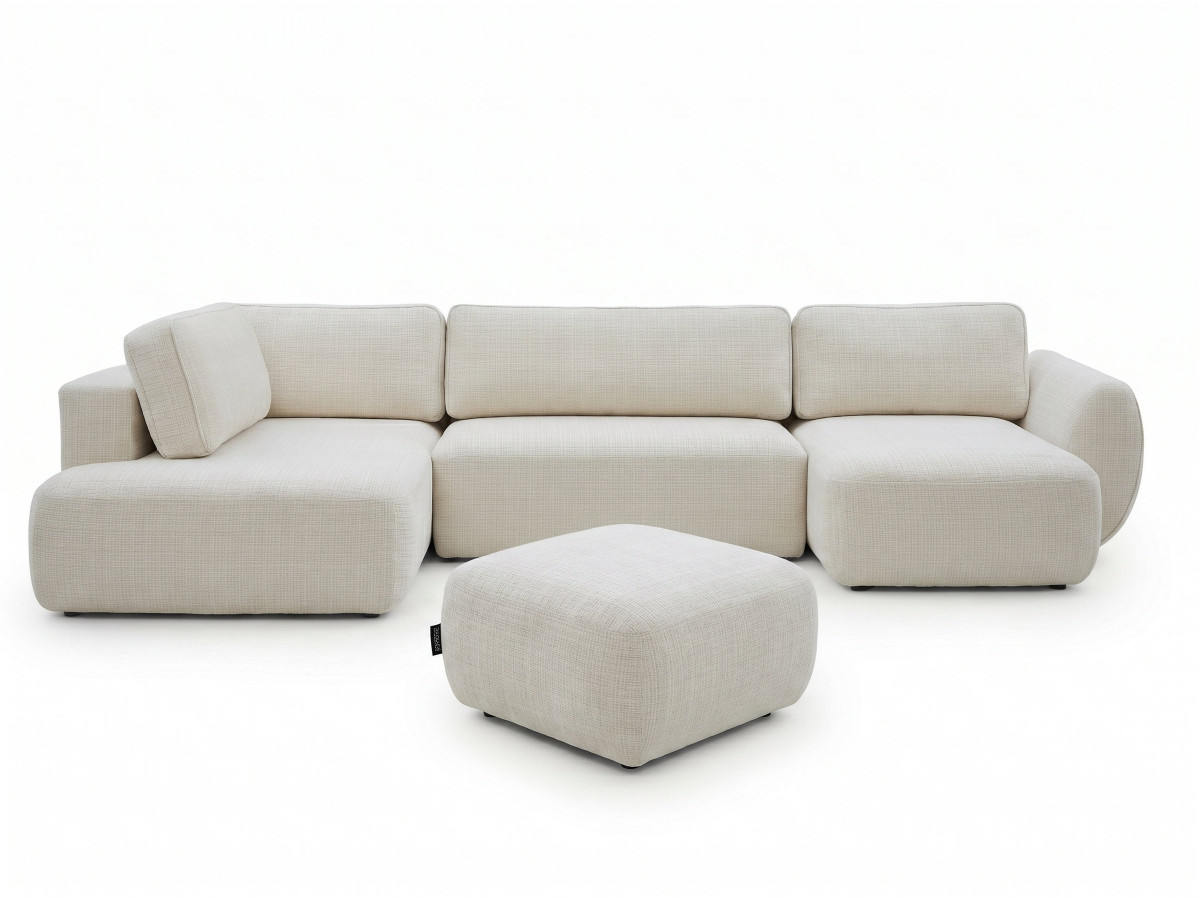 Bobochic Denise Wohnlandschaft mit Pouf