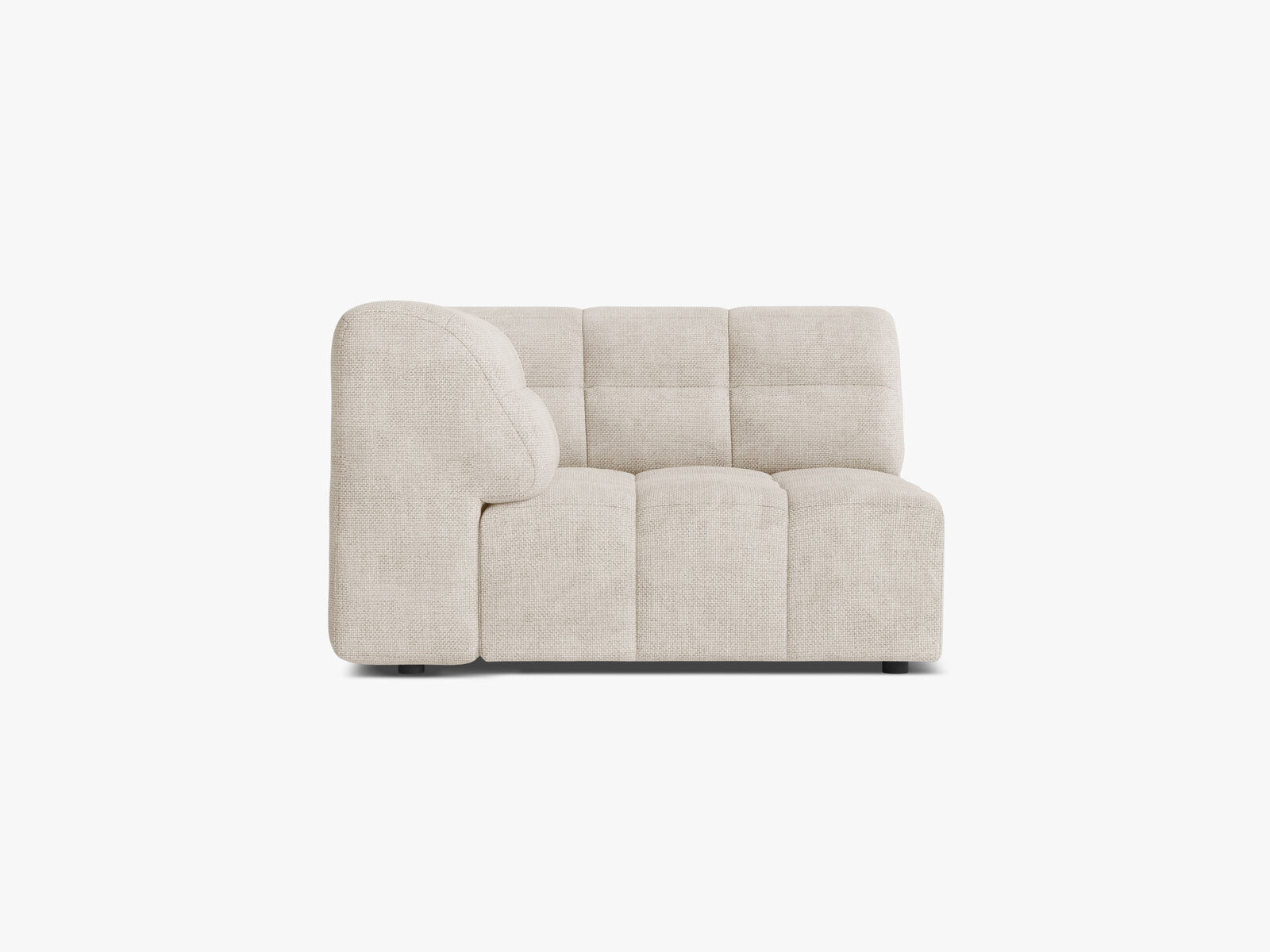 Micadoni Jennifer Eckmodul Chenille Eden Helles Beige
