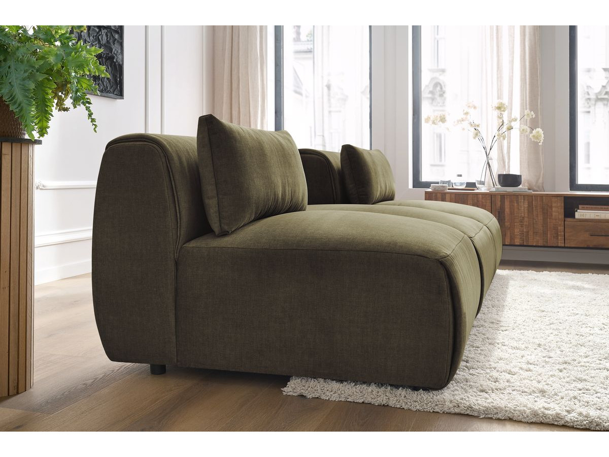 Bobochic Jeanne Sofa 3-Sitzer Samt Grün