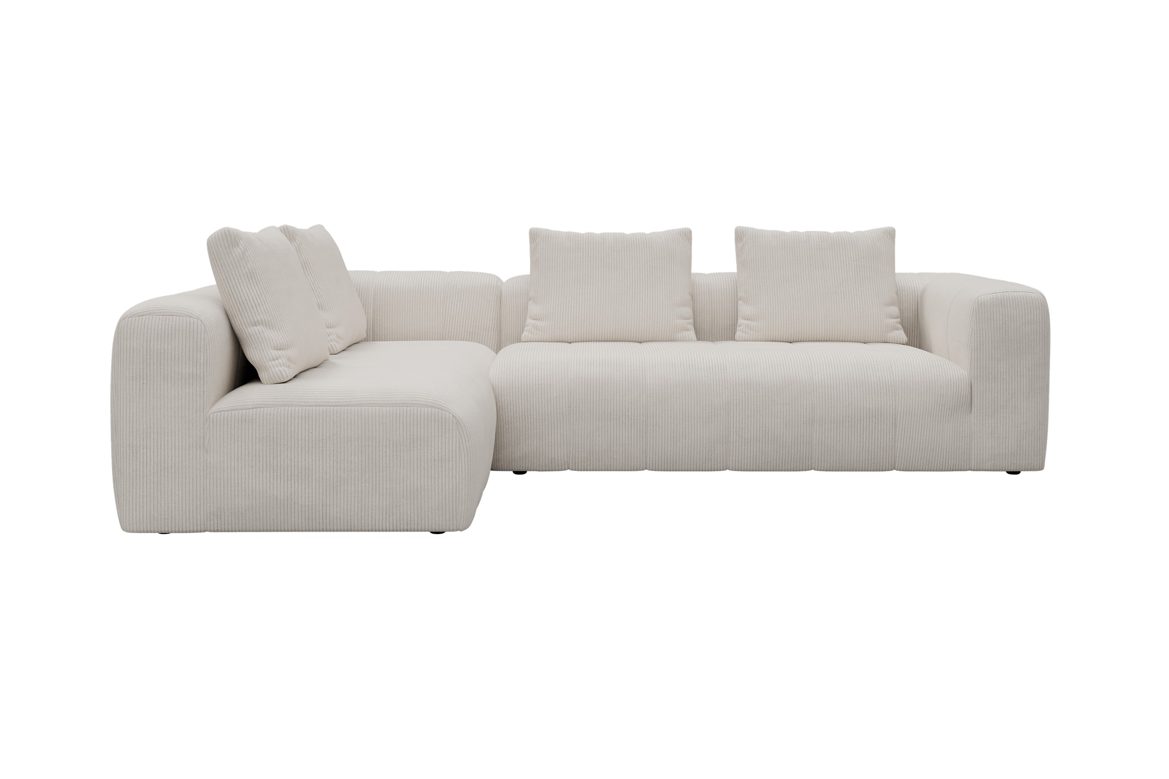 Hugo 2x 2,5-Sitzer Armlehne rechts Corduroy-Ivory moebelfaktor