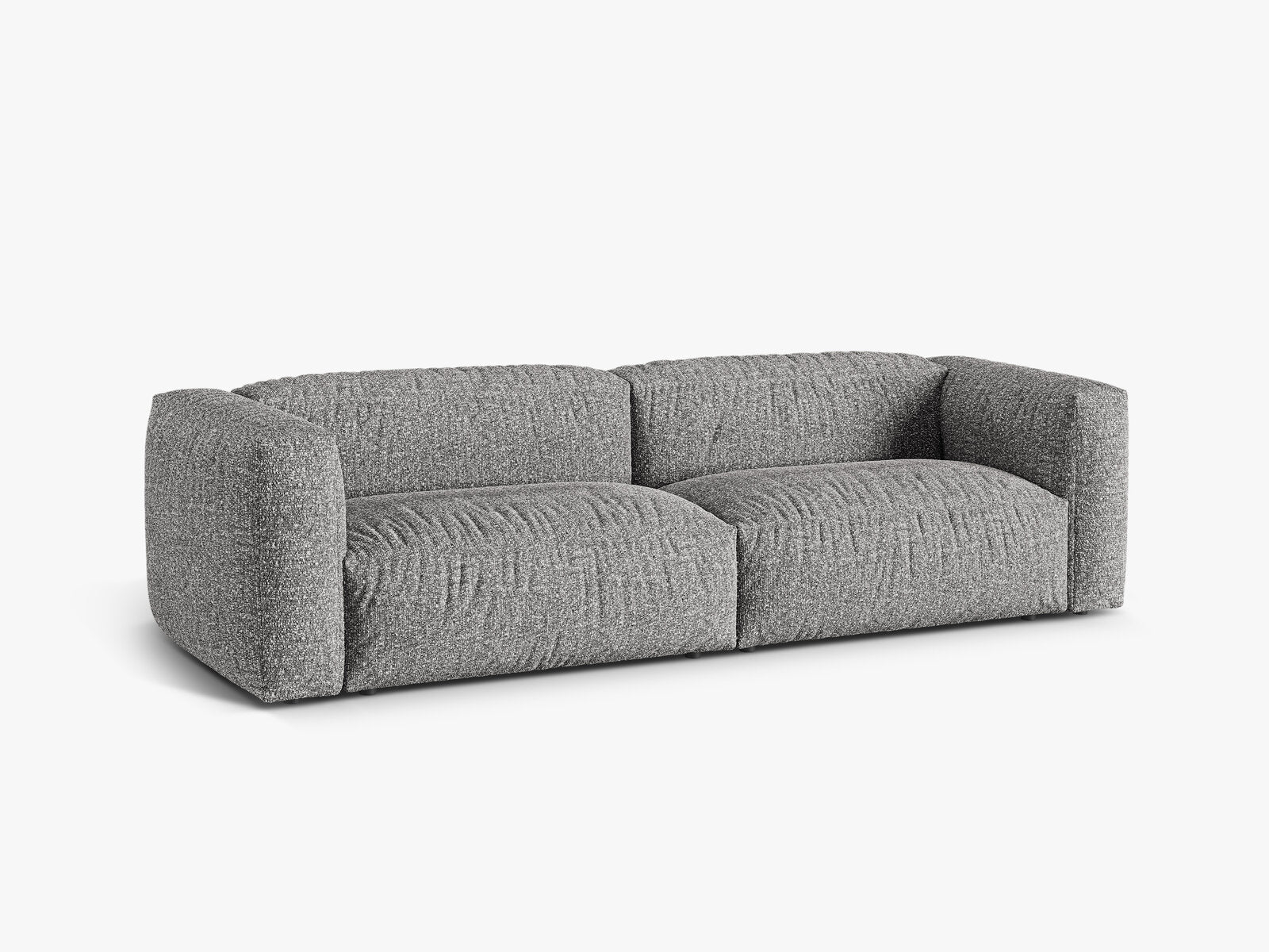 Micadoni Sofa Martina 3-Sitzer Boucle Monet Graphit