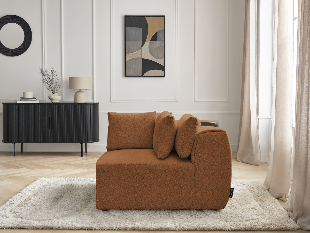 Bobochic Jana Eckmodul Melange-Stoff Orange