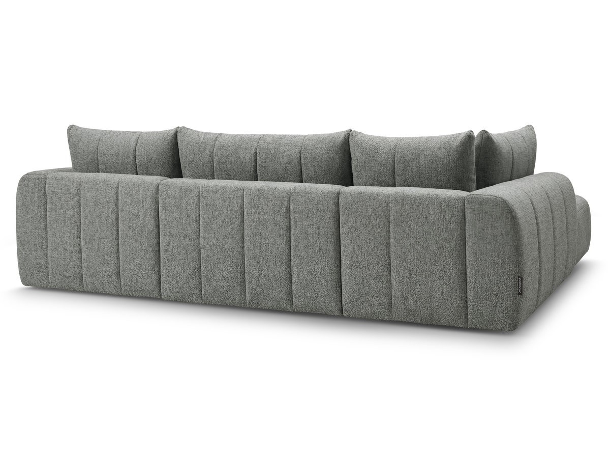 Bobochic Nesty Wohnlandschaft Melange-Stoff Dunkelgrau Ecke rechts