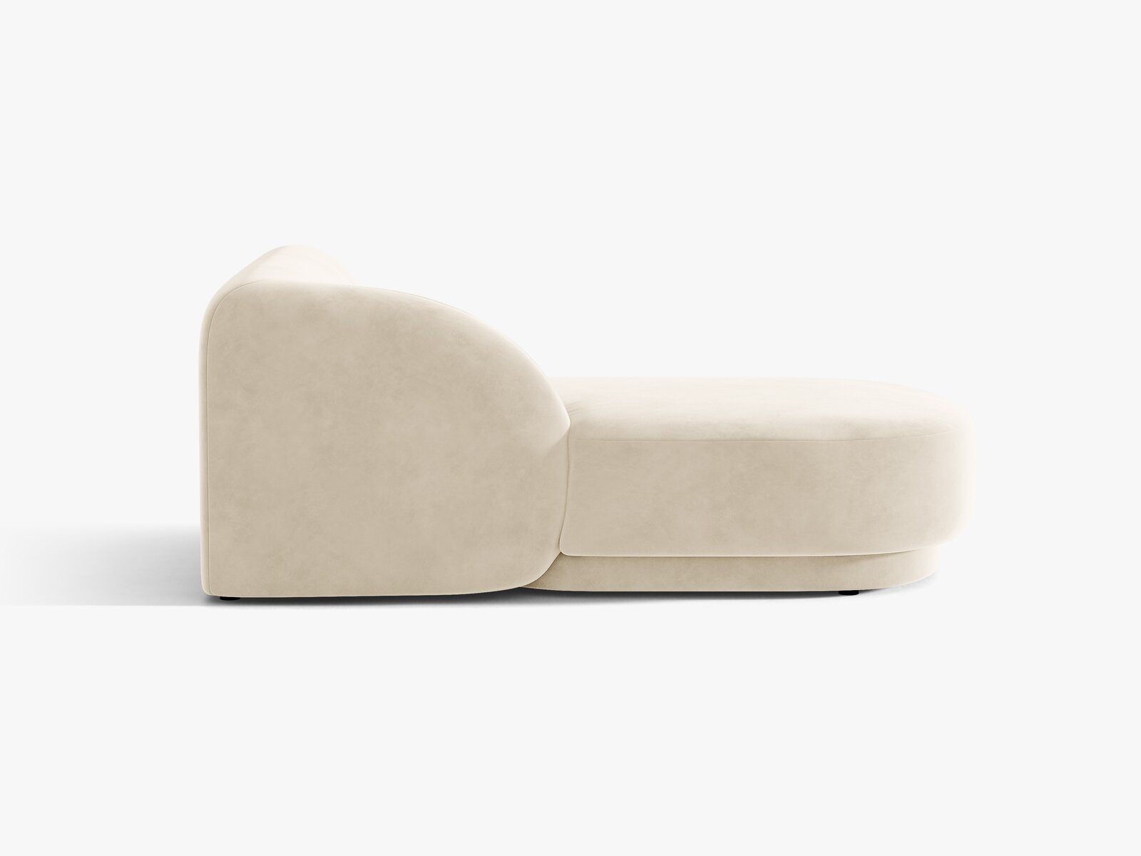 Micadoni Modul Miley 2-Sitzer Samt Venus Helles Beige Links