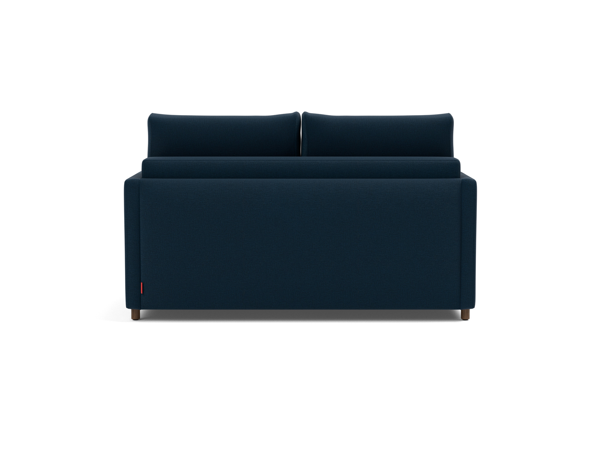 Schlafsofa Neah mit Slim-Armlehnen 140 Flachgewebe Mixed Dance 528-Blue