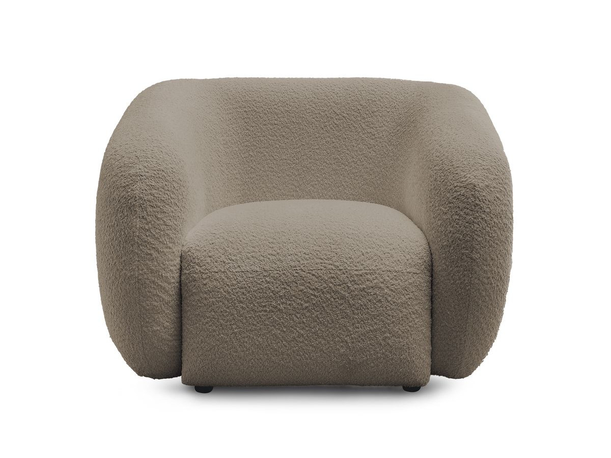 Bobochic Celine Sessel Bouclé-Stoff Taupe