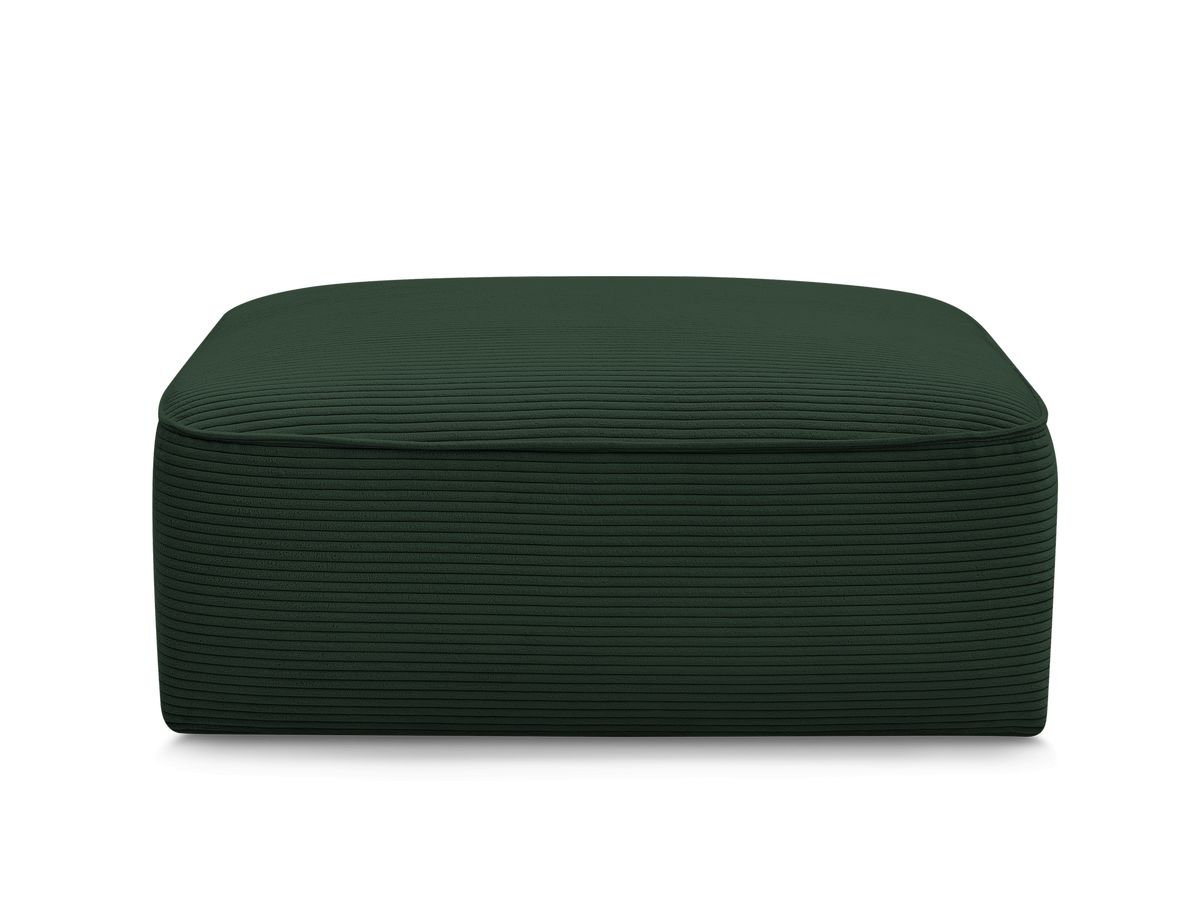 Bobochic Leopold Pouf Cordsamt Dunkelgrün