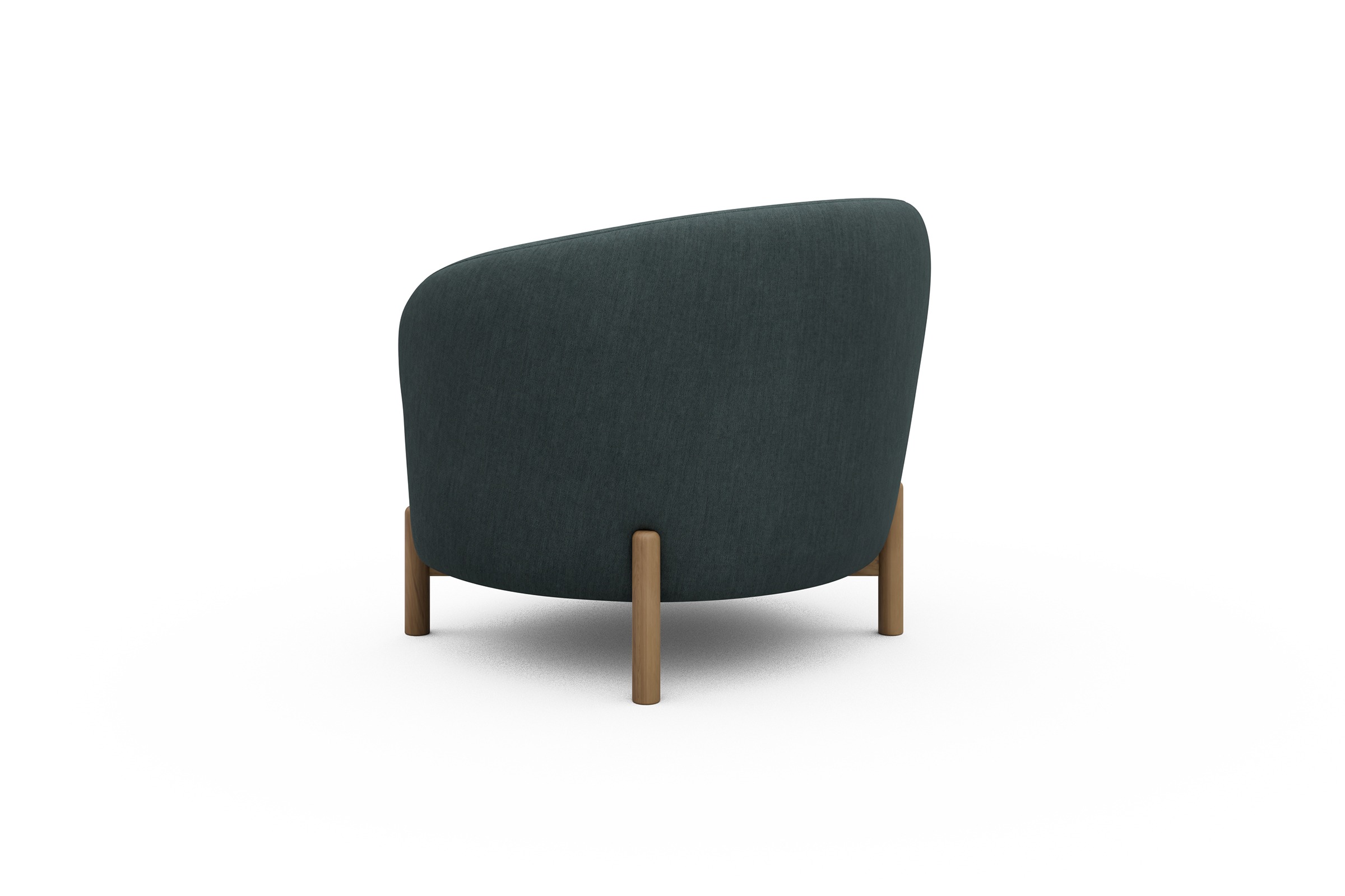 Sessel Ronda Holzbeine Eiche Natur Vivus-Blue