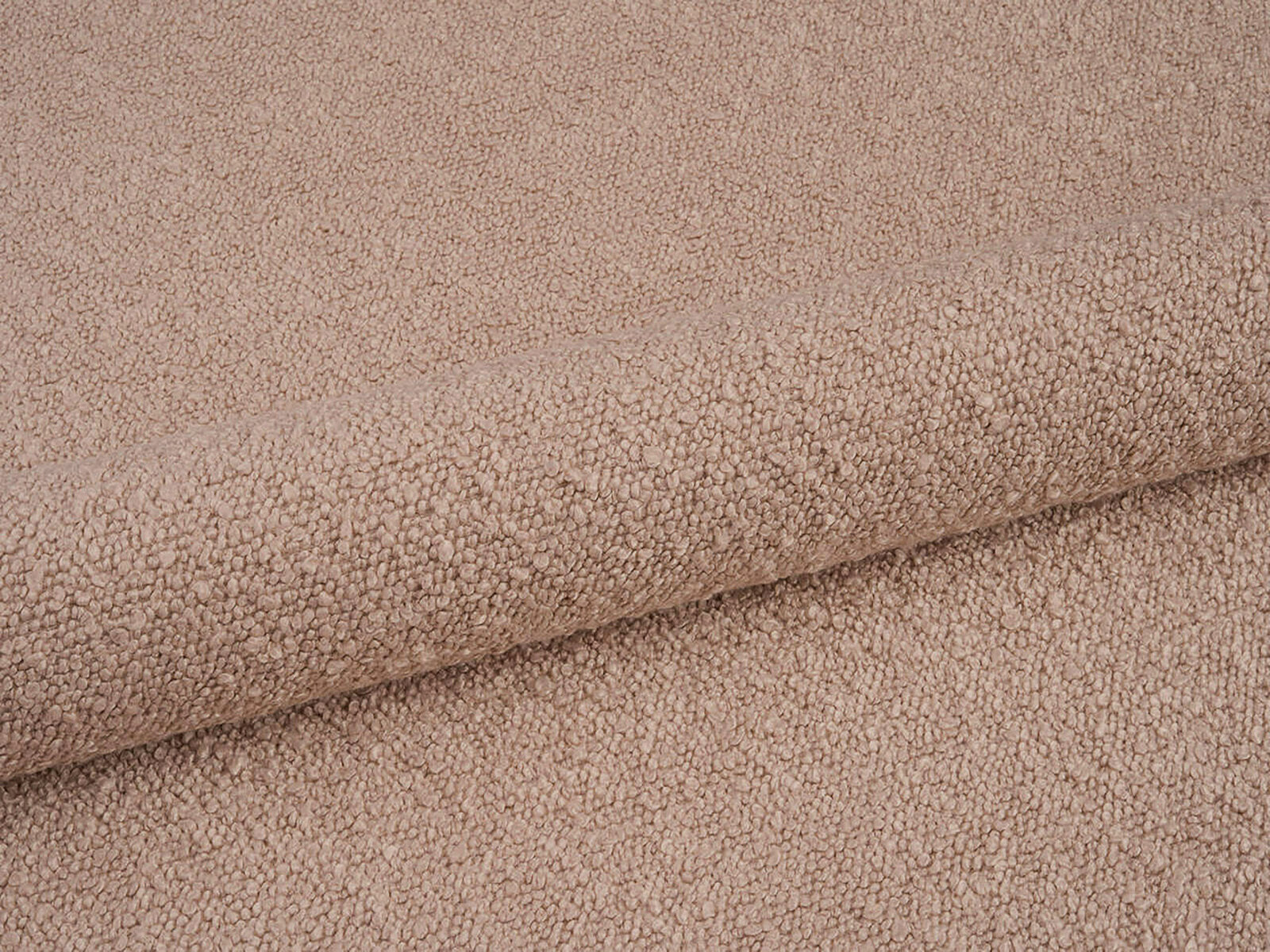 Micadoni Polsterbett mit Kopfteil Linea Boucle Baloo Puderrosa 200x200