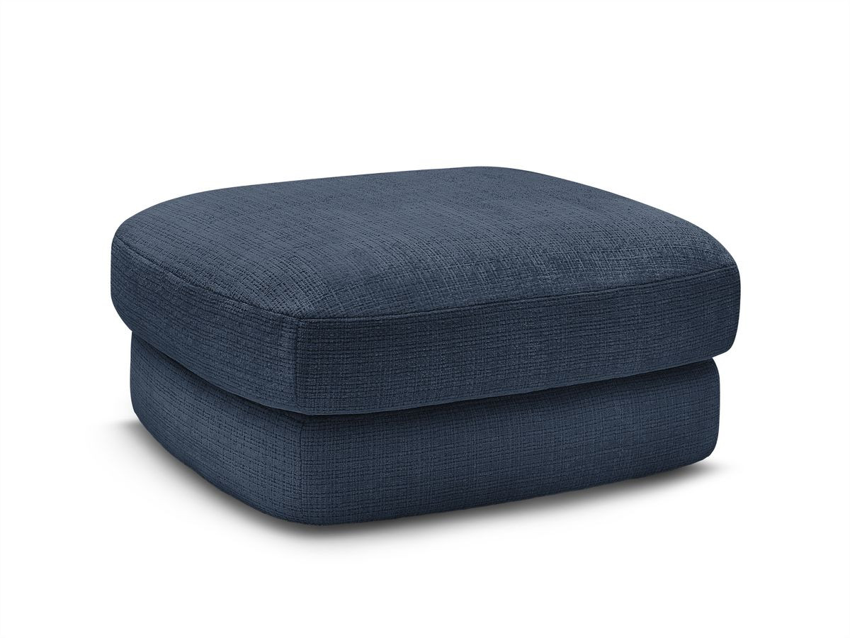 Bobochic Leonore Pouf Strukturstoff Dunkelblau