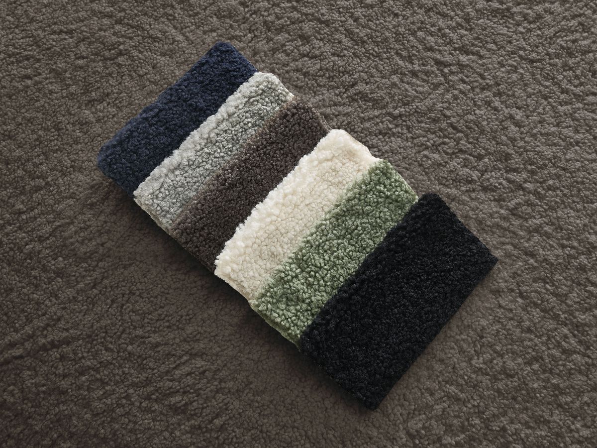 Bobochic Belem Méridienne-Modul Bouclé-Stoff Braun
