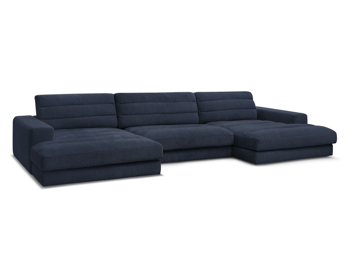 Bobochic Sierra Wohnlandschaft Strukturstoff Dunkelblau