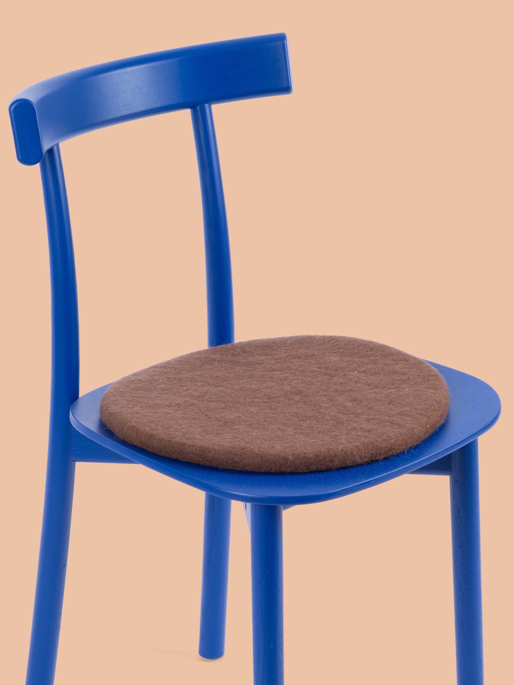 myfelt Egon Filz-Sitzauflage Braun Ø 36 cm