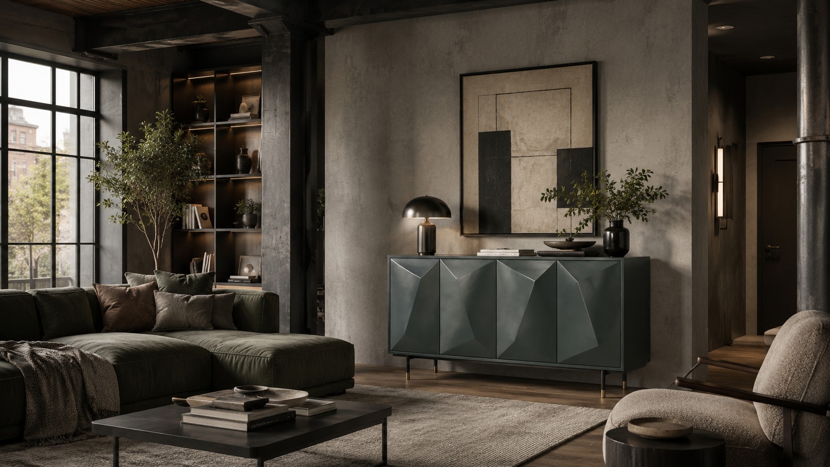 Livin Hill Sideboard Stilig Perlgrün