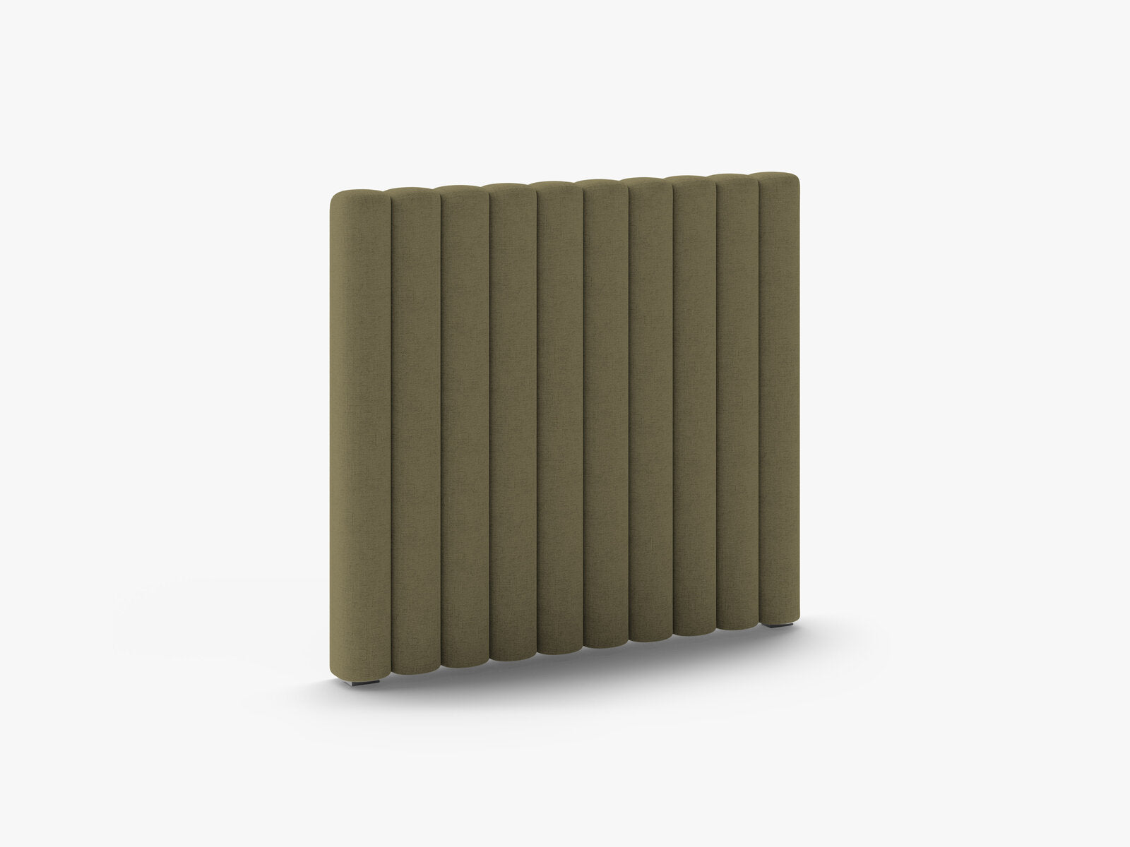 Micadoni Mistero Samtiger Kopfteil 80 cm Strukturierter Stoff Moly Grün 100x95