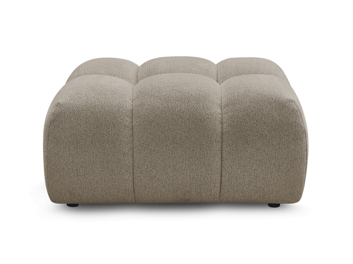 Bobochic Melisse Pouf Melange-Stoff Taupe