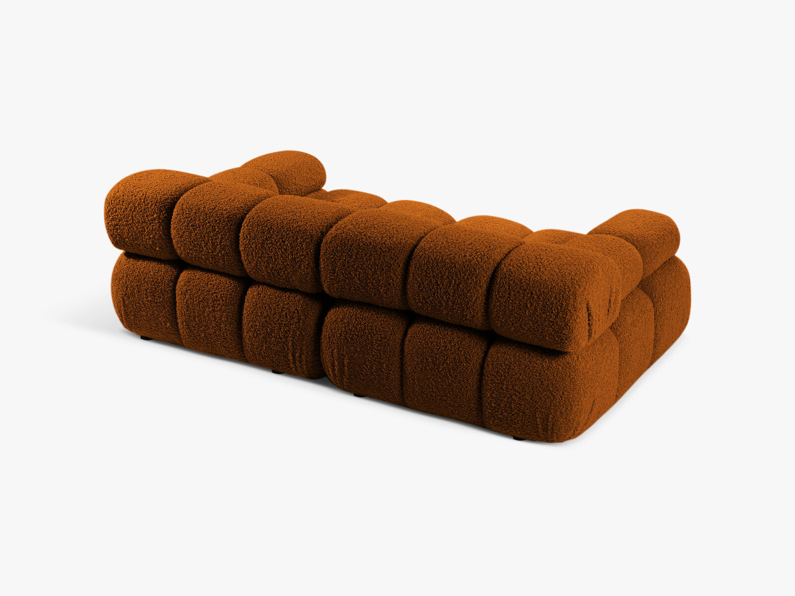 Micadoni Modulares Sofa Bellis 2-Sitzer Boucle Rolf Ziegel