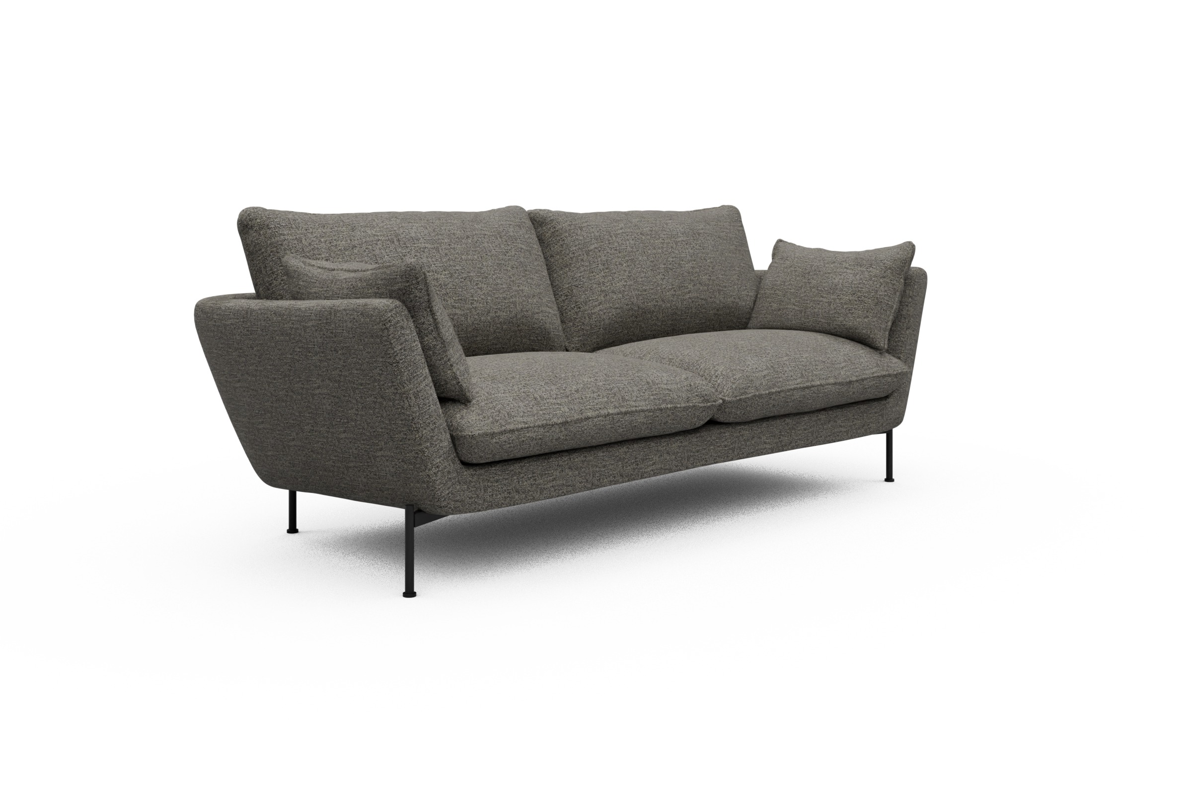 Sofa Anton 3-Sitzer Carreno-Sepie-Brown