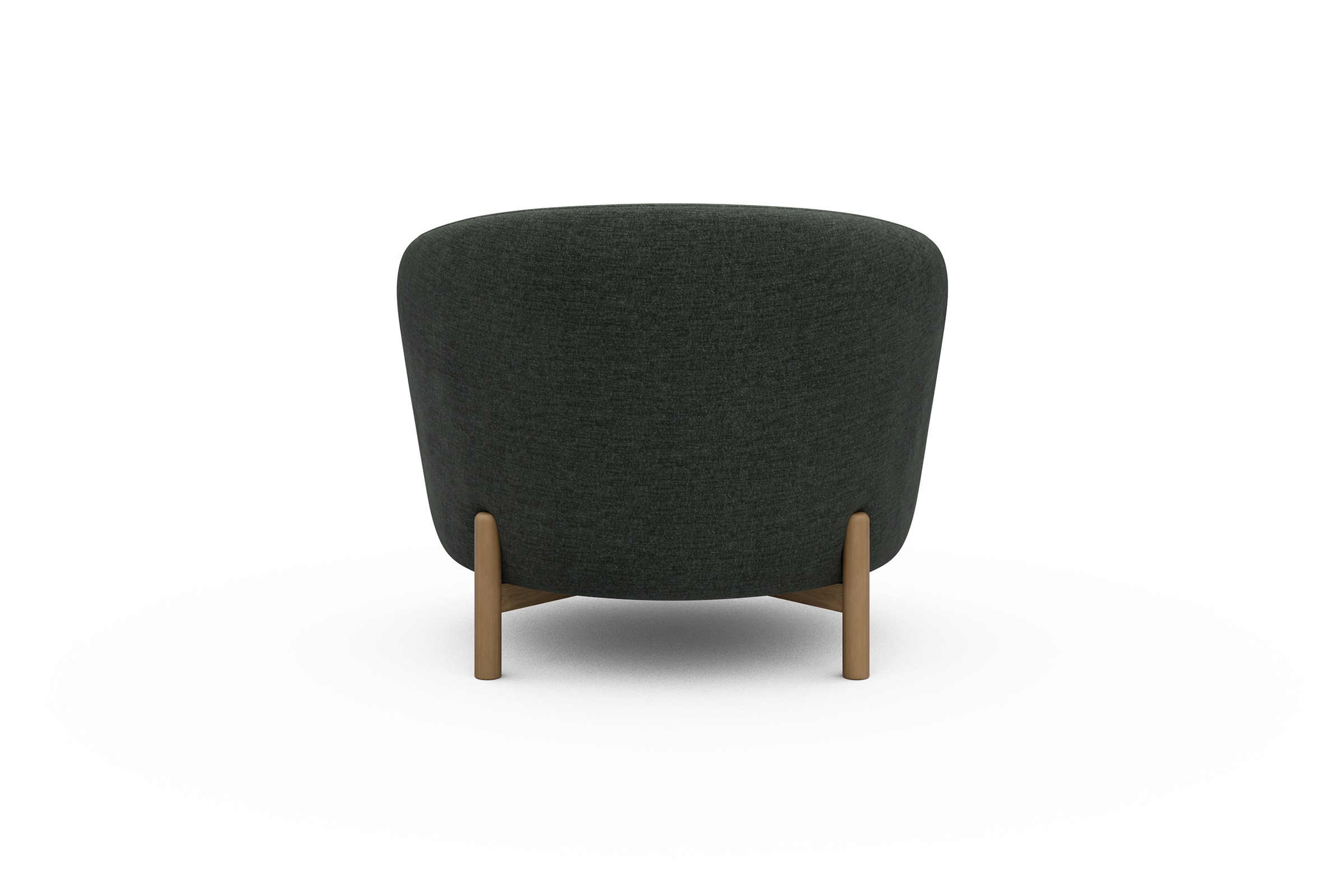 Sessel Ronda Holzbeine Eiche Natur Aivi-Pine-Green