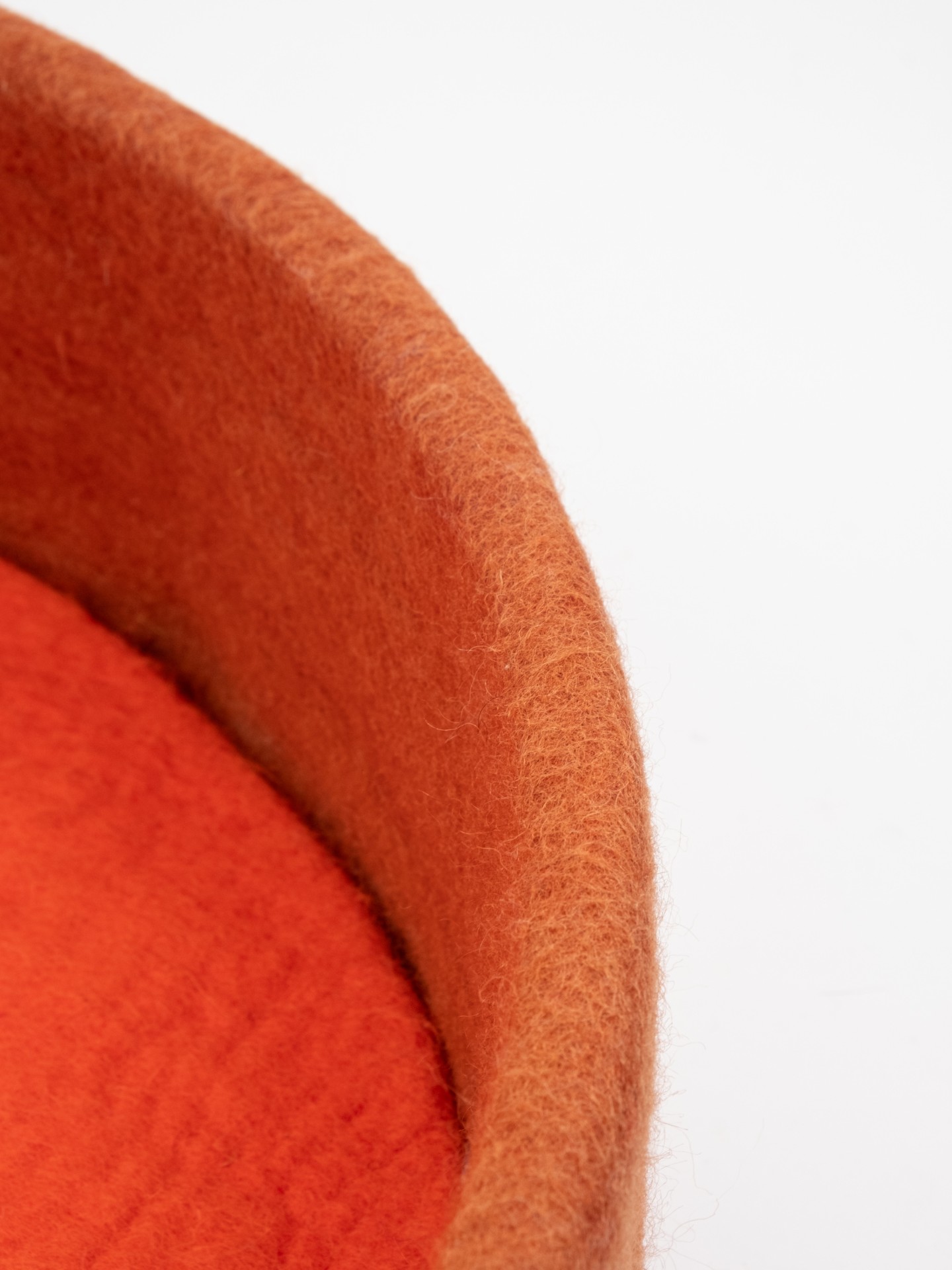 myfelt Lora Hundekorb - Inlay Rotorange