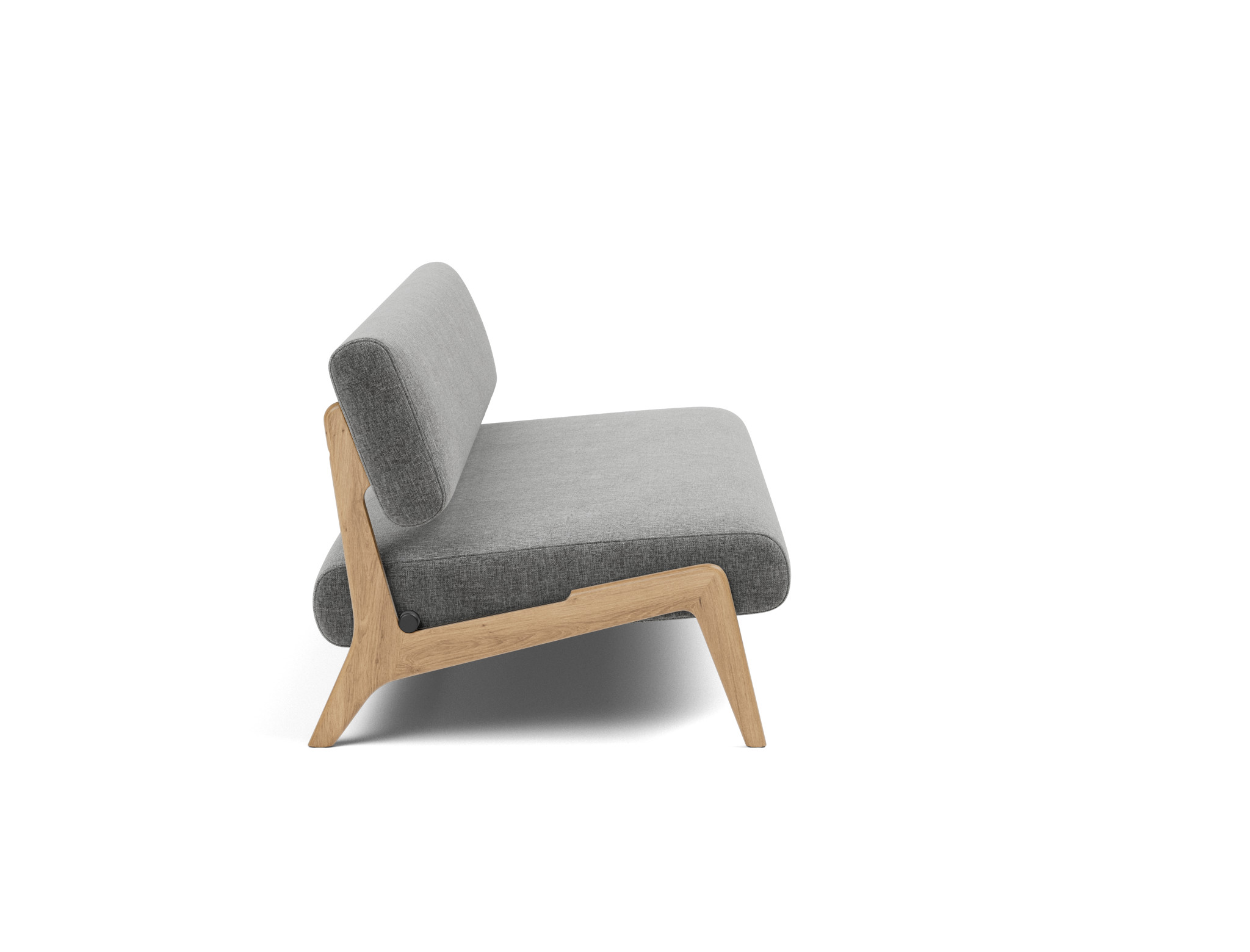 Tagesbett Nolis Strukturierter Stoff Twist 563-Charcoal