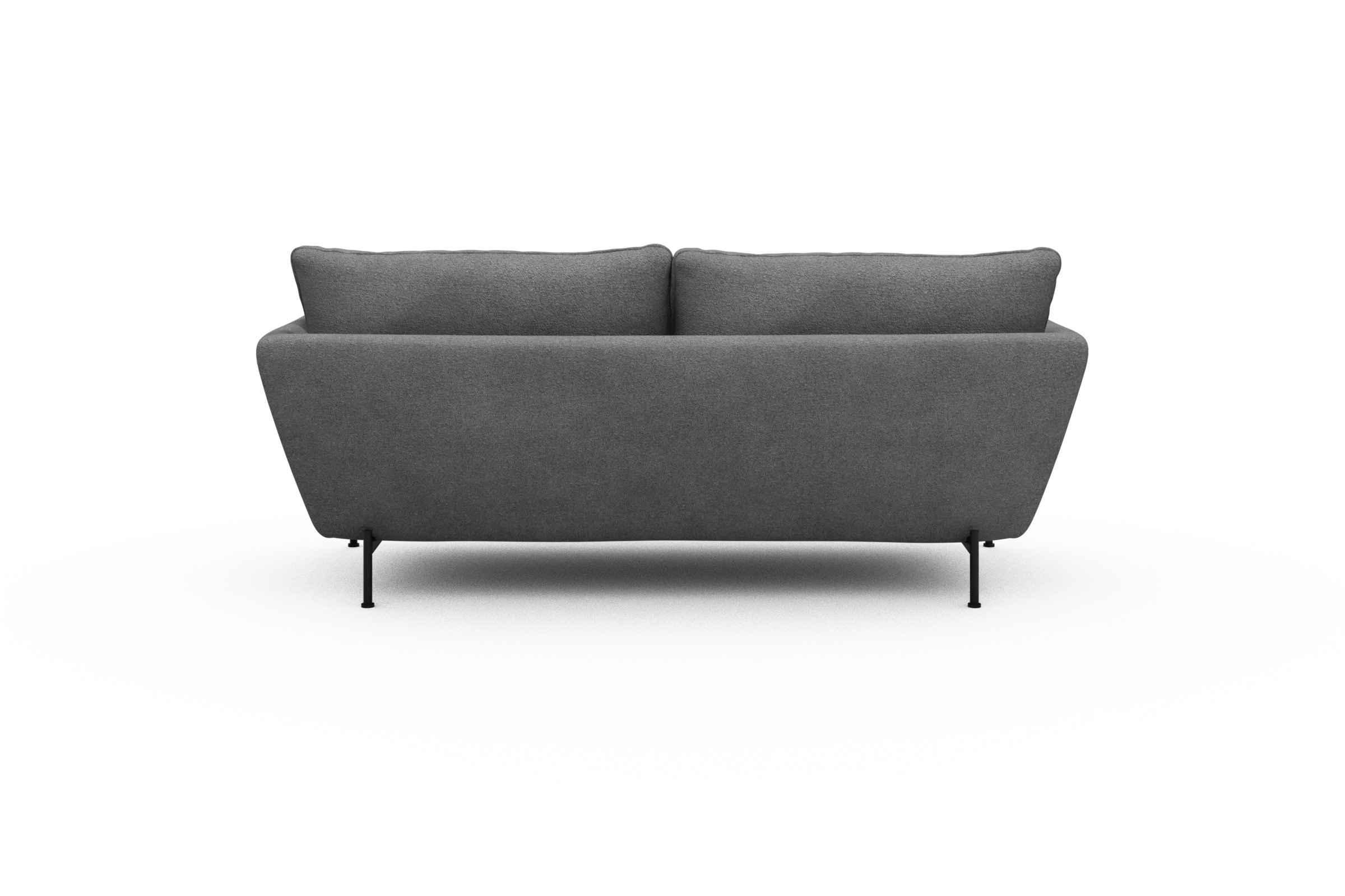 Sofa Anton 2-Sitzer Boucle-Ash-Grey