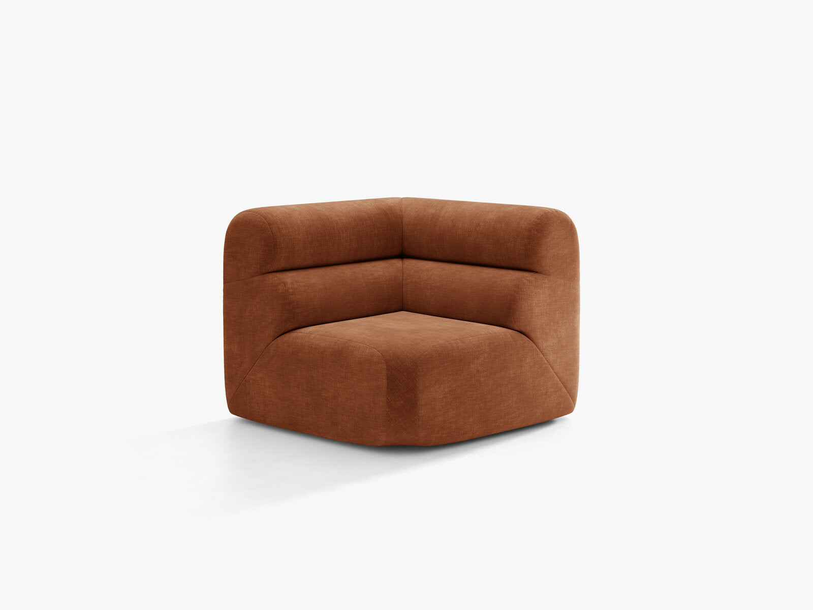 Micadoni Neo Eckmodul Chenille Golden Terrakotta